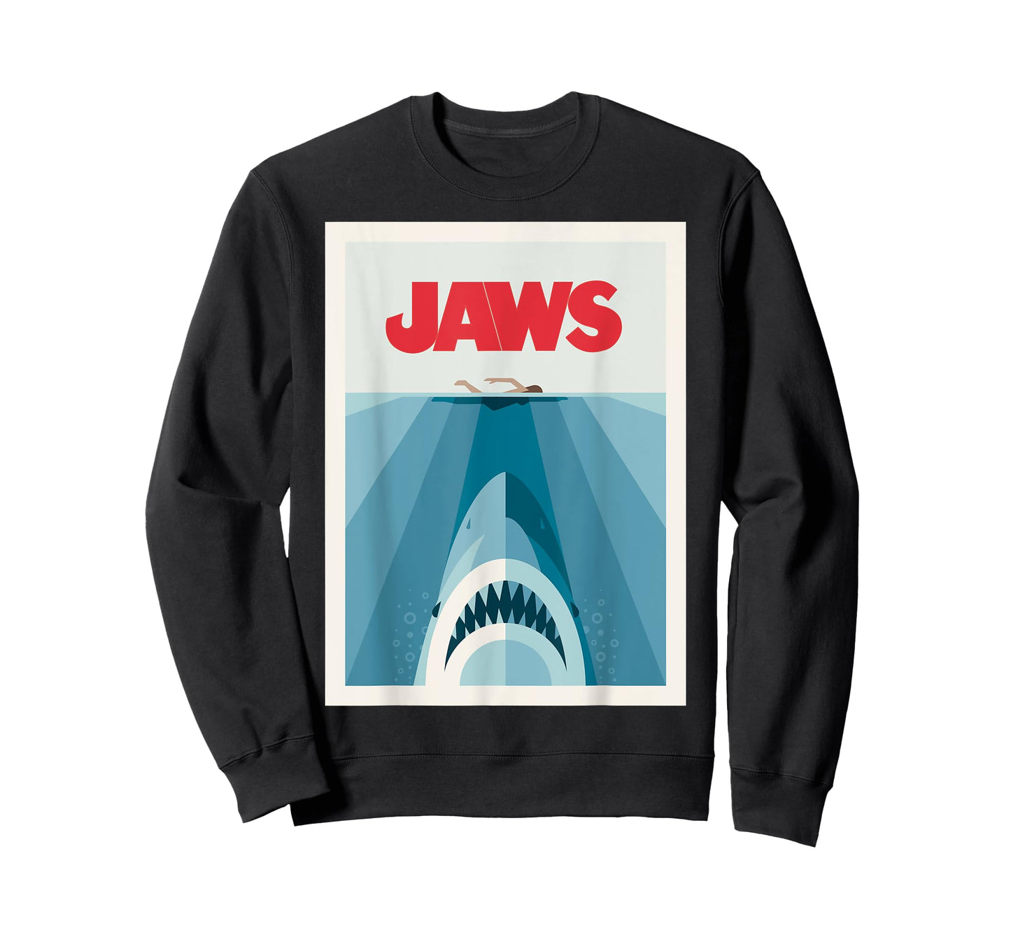 Jaws 50th Anniversary Poster Vector Front & Back T-Shirt