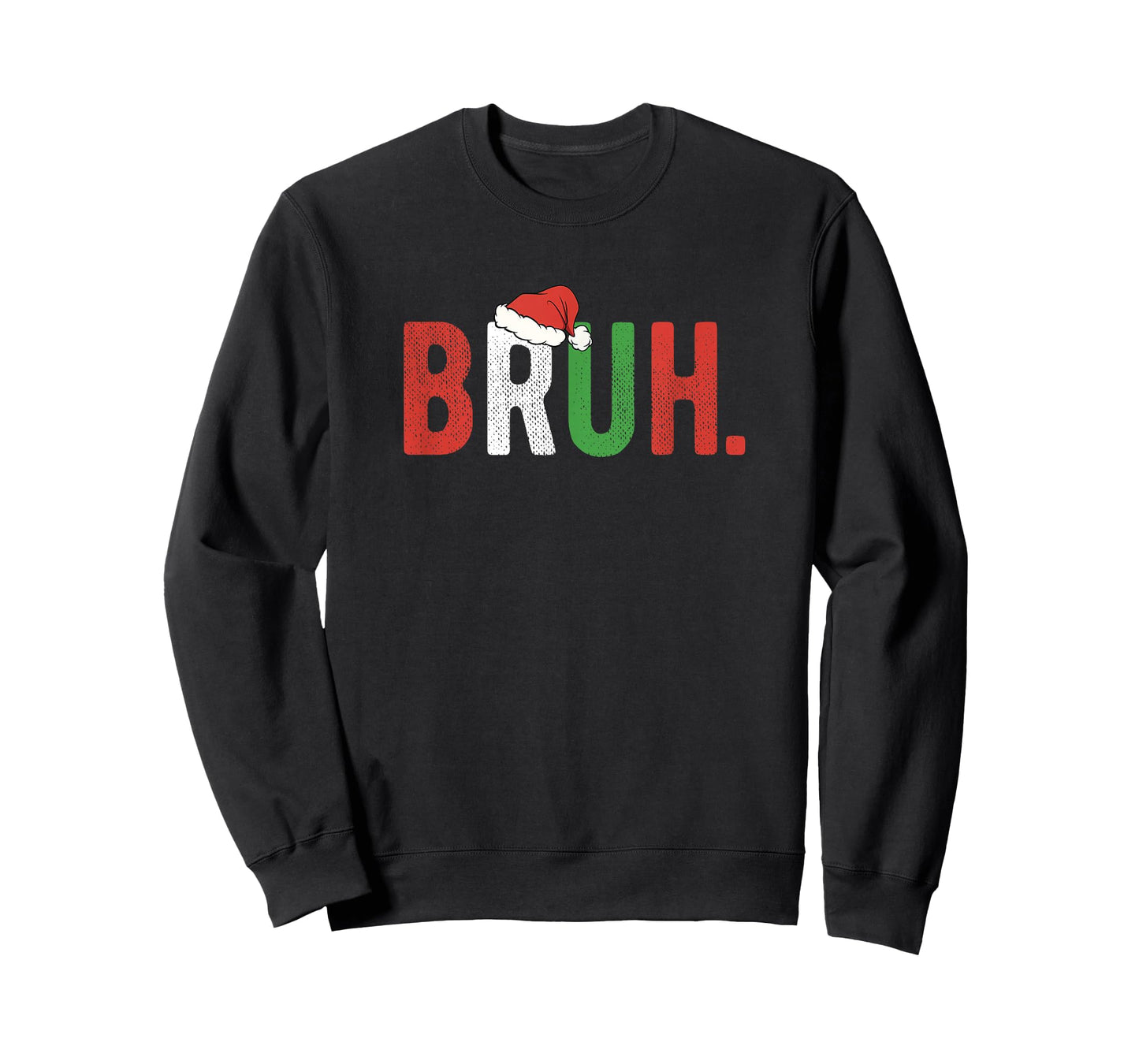 Bruh Funny Christmas Teens Boys Kids Xmas Pajamas T-Shirt