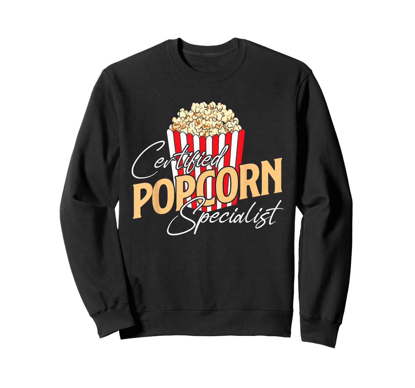 Certified Popcorn Specialist - Popped Corn Kernel Snack Fan T-Shirt