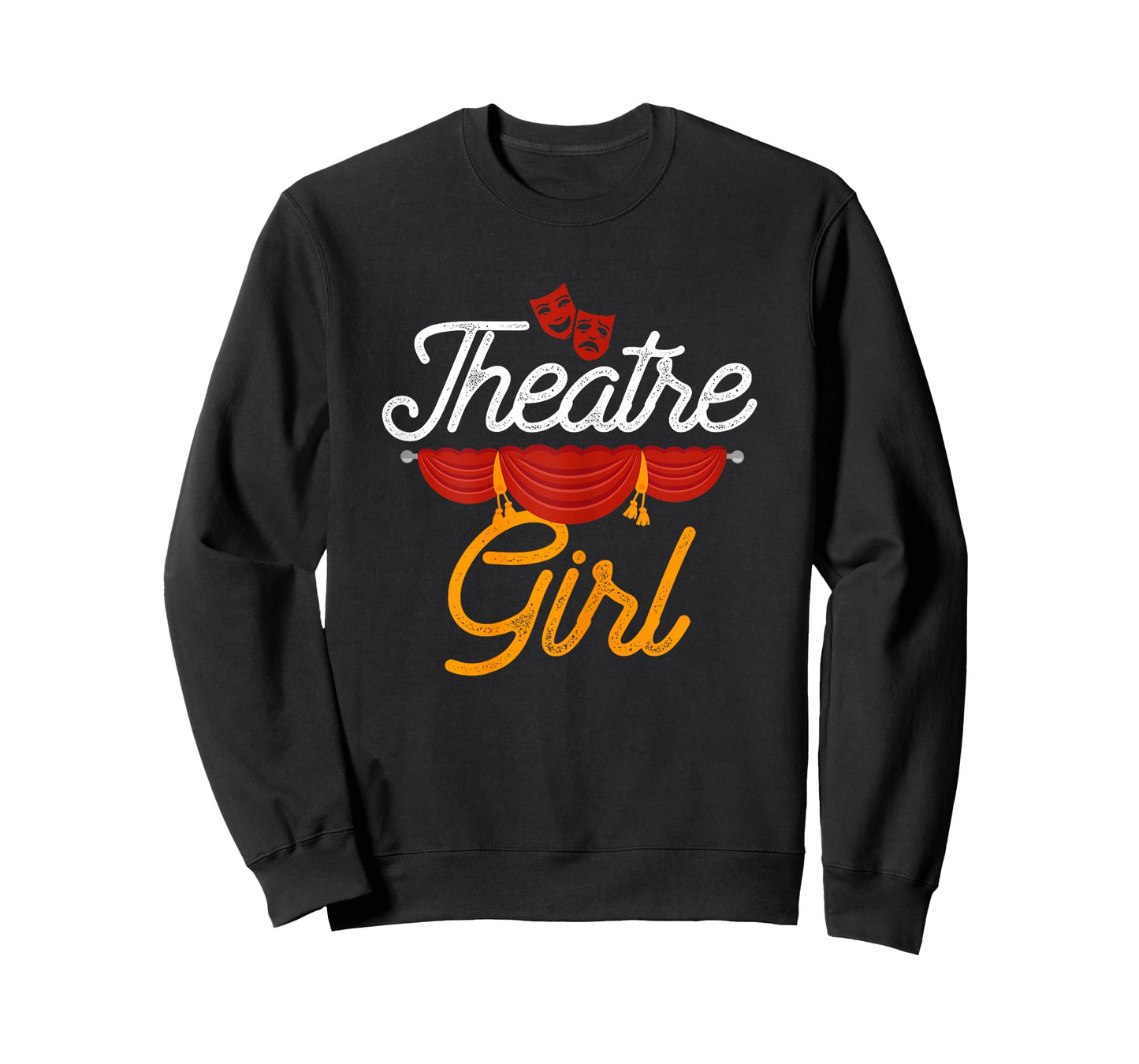 Theatre Girl Actress Drama Stage Thespian Theatre Gift T-Shirt