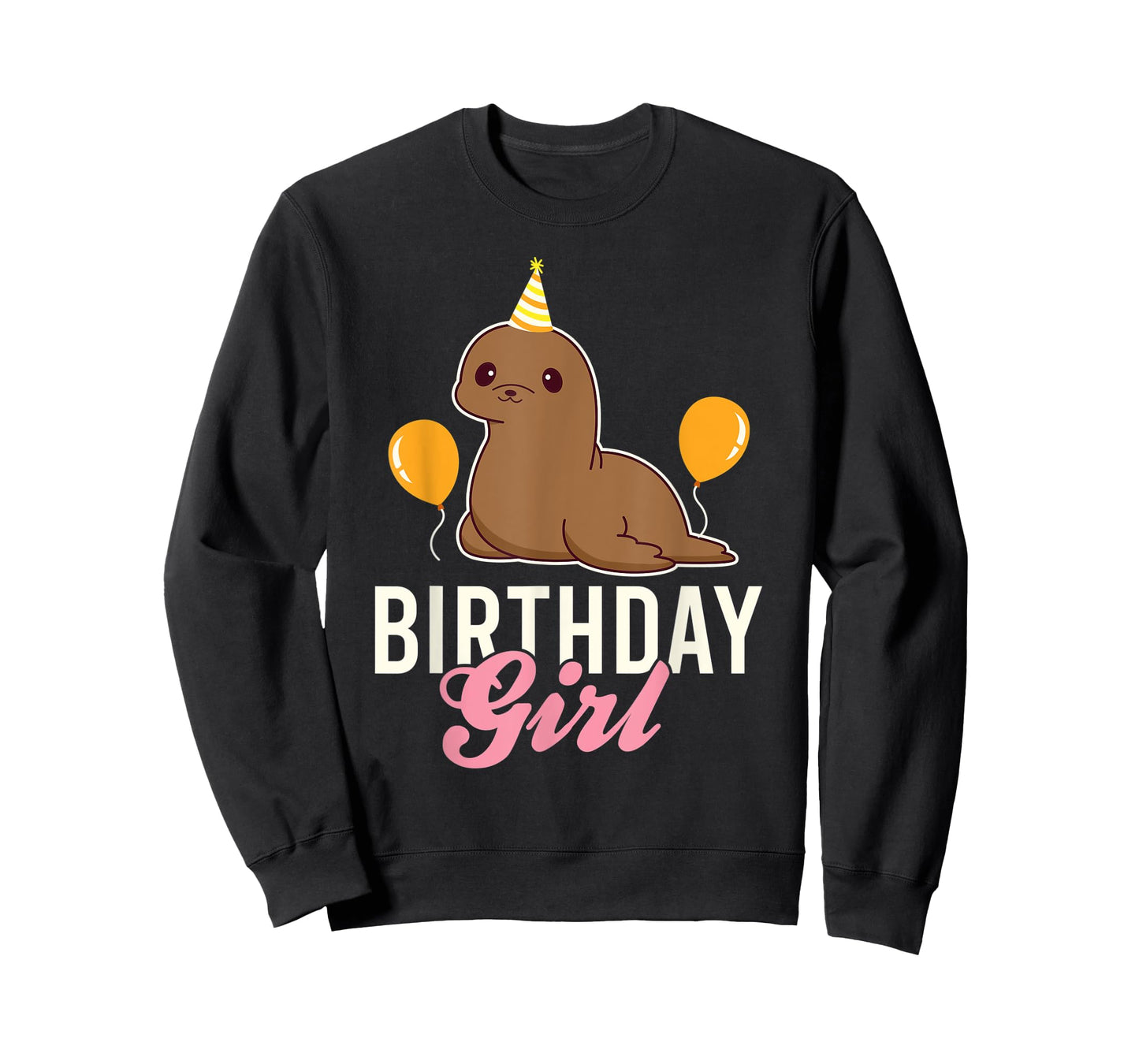 Cute Sea Lion Birthday Girl T-Shirt