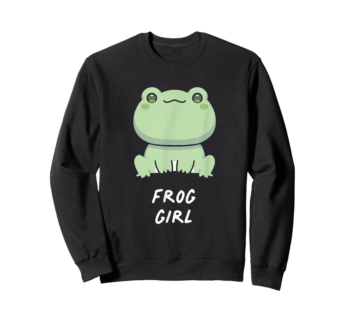 Frog Girl Cute Kawaii Anime Aesthetic Family Ambhibian Lover T-Shirt