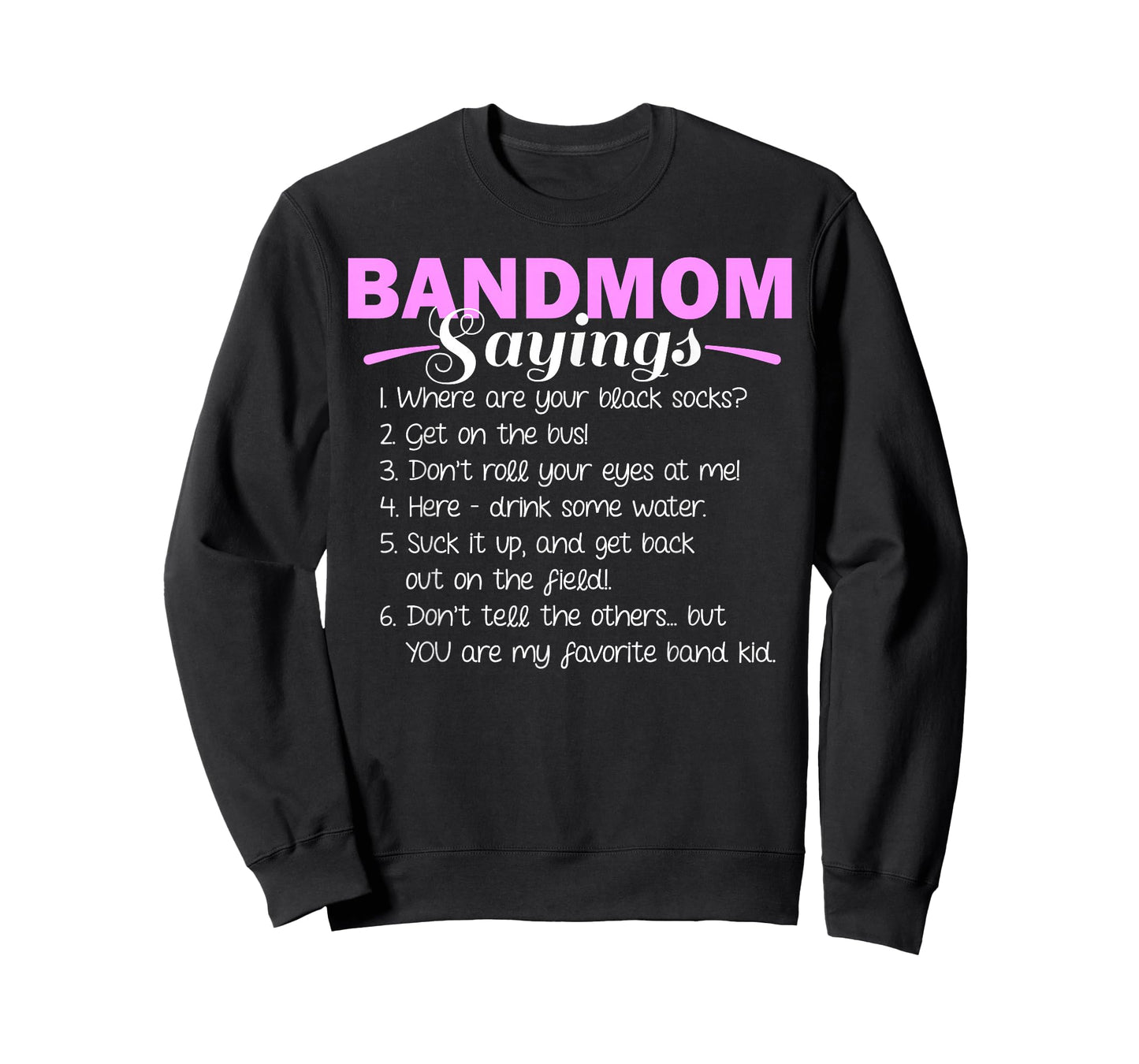 Funny Marching Band Music Fan Mom Music School Team T-Shirt