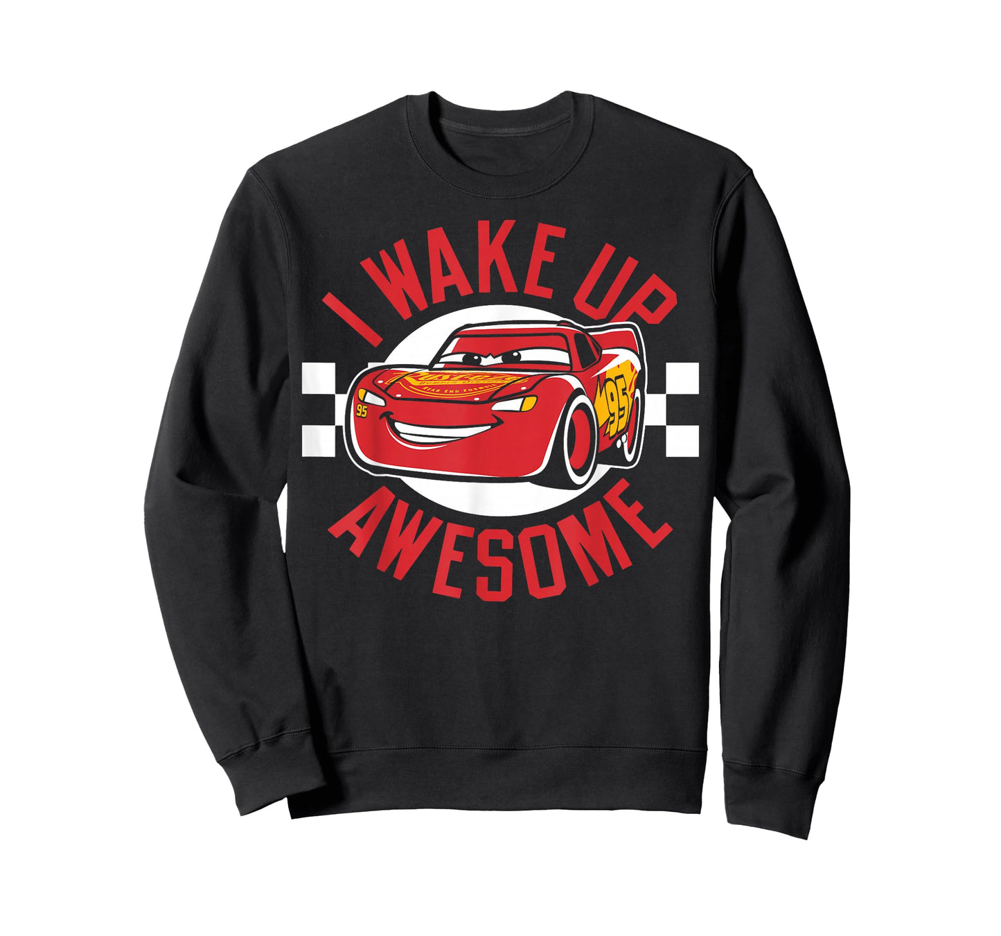 Disney Pixar Cars 3 Lightning McQueen I Wake Up Awesome T-Shirt