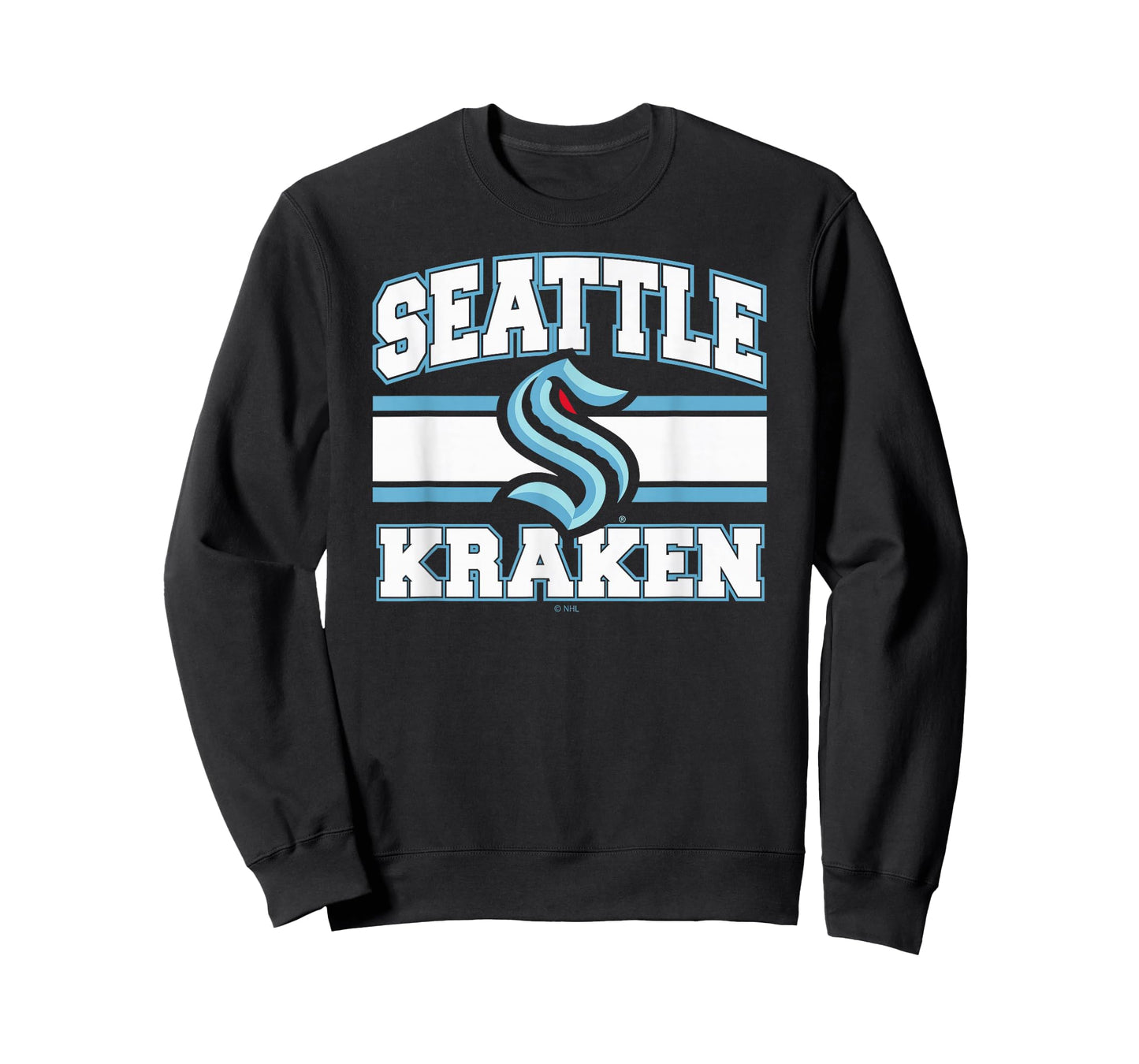 Seattle Kraken Stripe Navy Officially Licensed T-Shirt