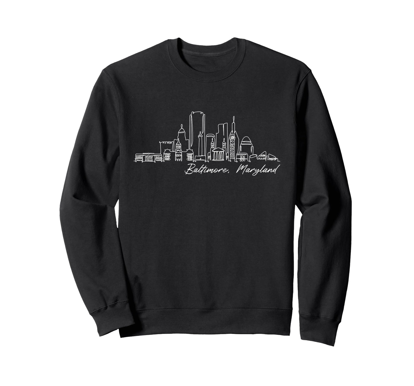 Signature Baltimore City Skyline - Maryland Souvenir T-Shirt