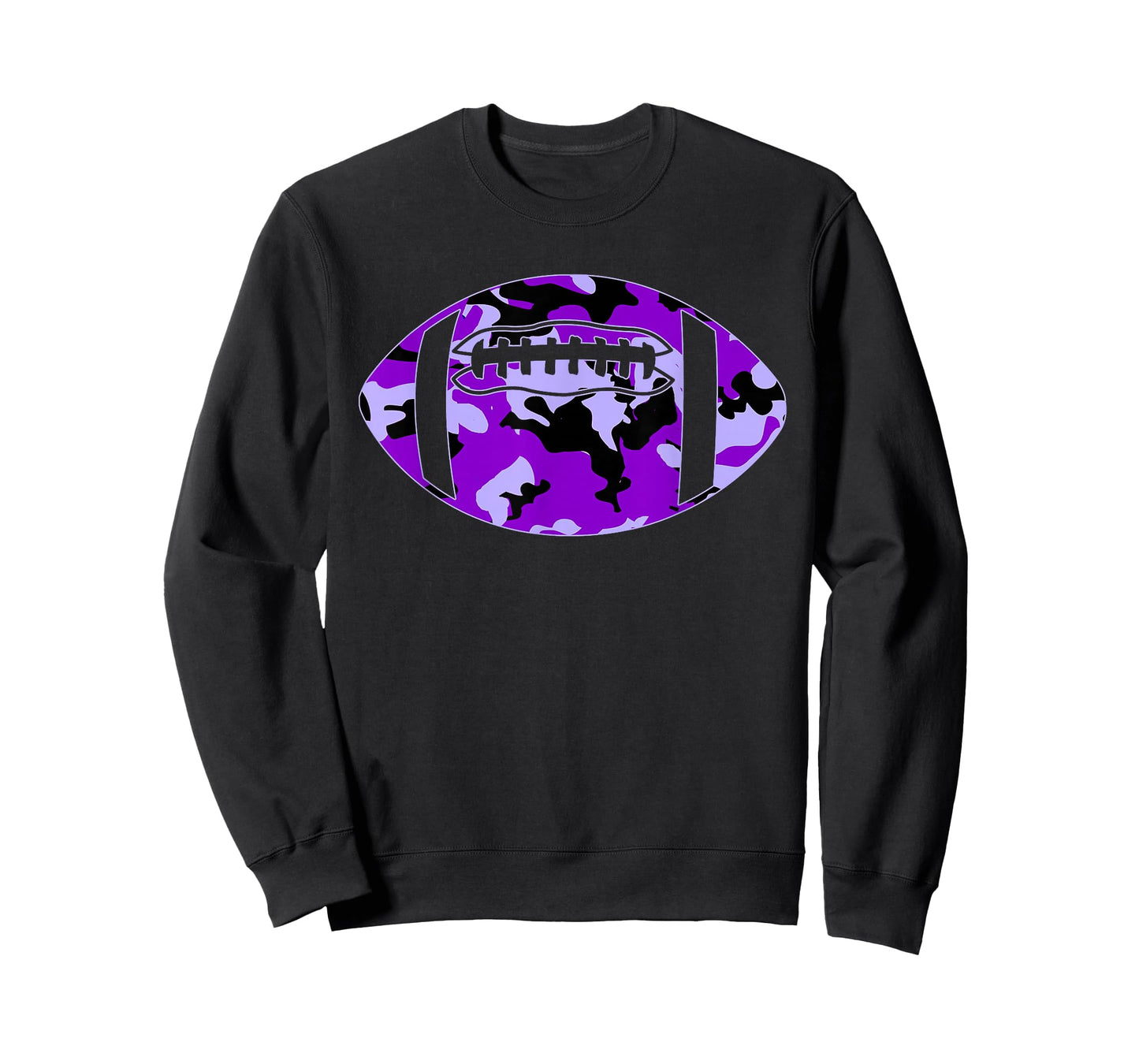 Camouflage Football Shirt - Purple Camo Football T-Shirt T-Shirt