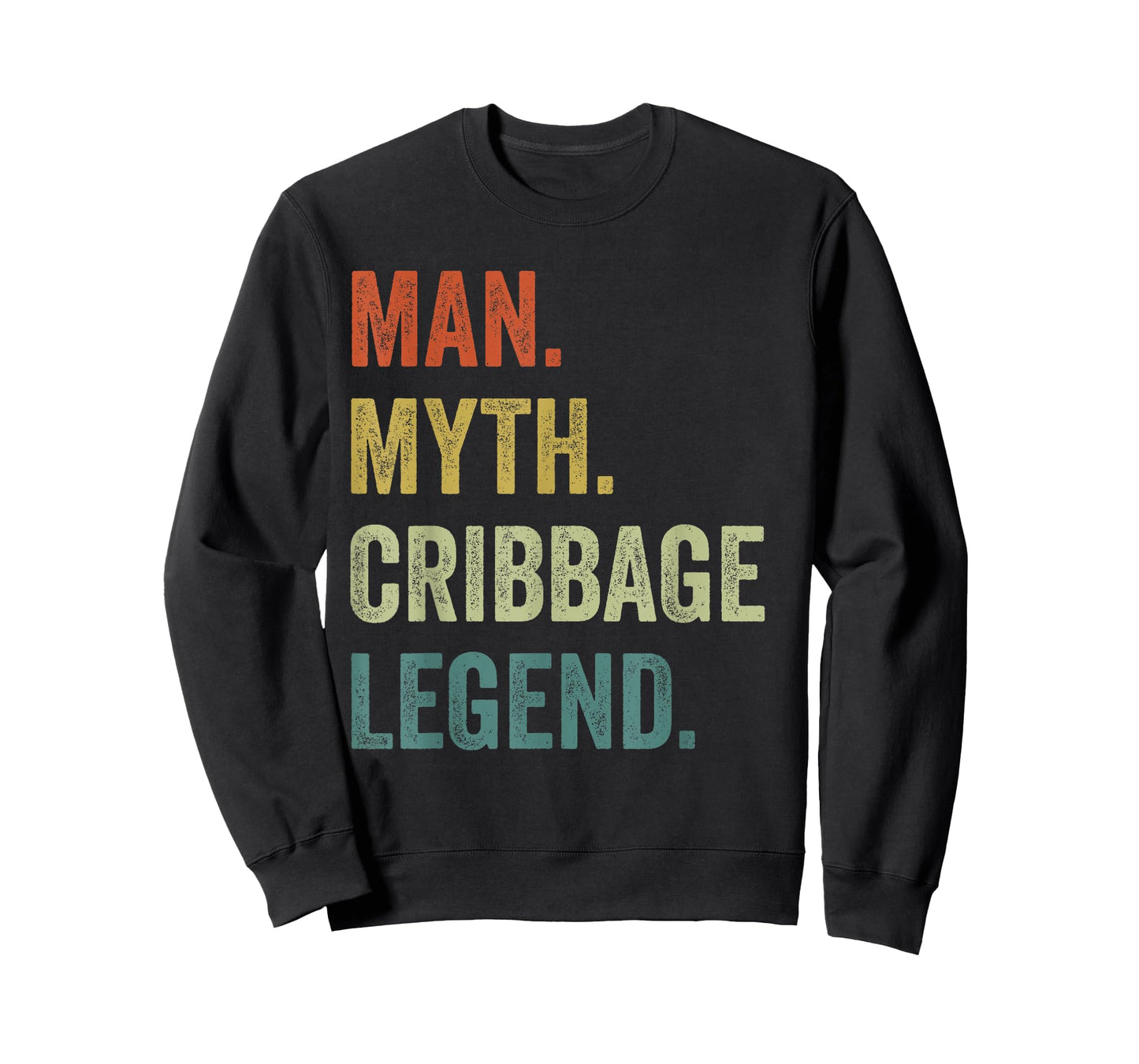 Cards Game Shirt For Men, Man Myth Cribbage Legend T-Shirt