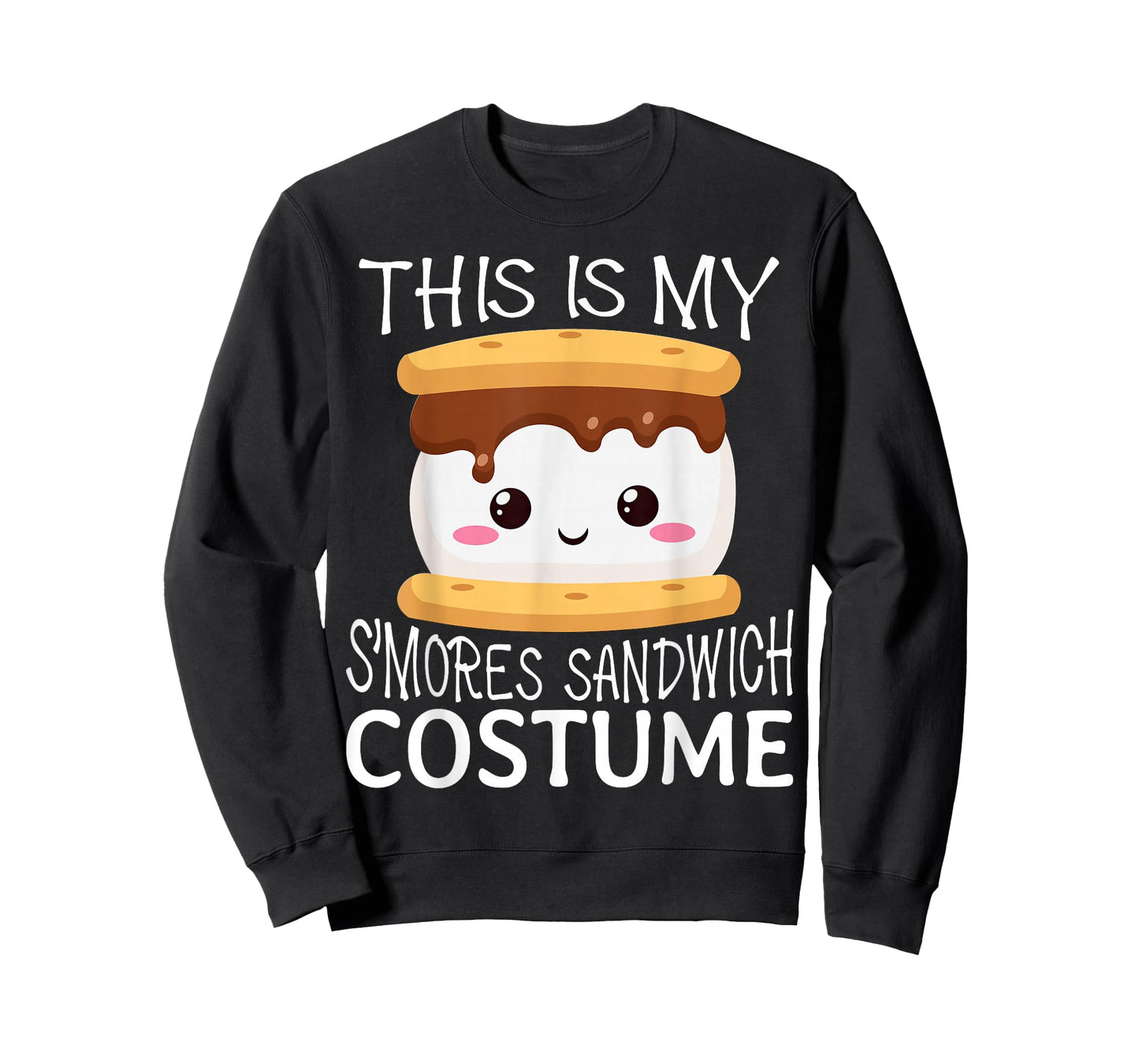Smores Sandwich Big Camping Kawaii Halloween Group Costume T-Shirt