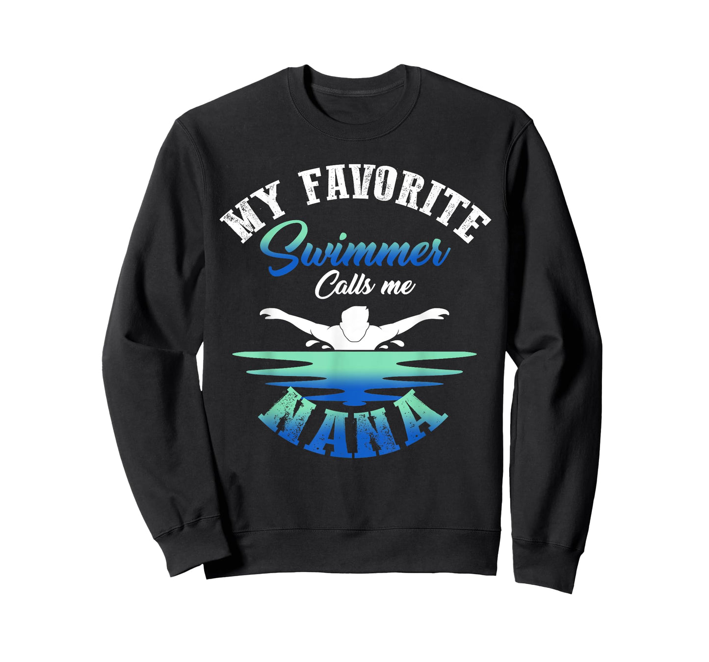 My Favorite Swimmer Calls Me Nana Swim Pool Family Match T-Shirt