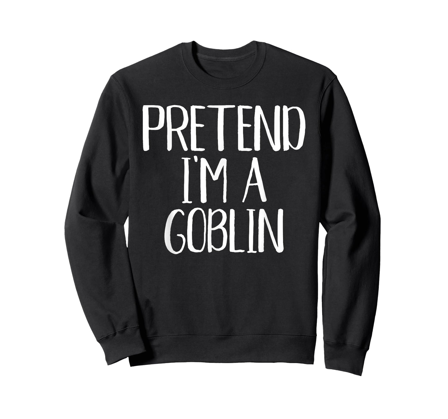 Pretend I'm A Goblin Costume Family Funny Halloween Party T-Shirt