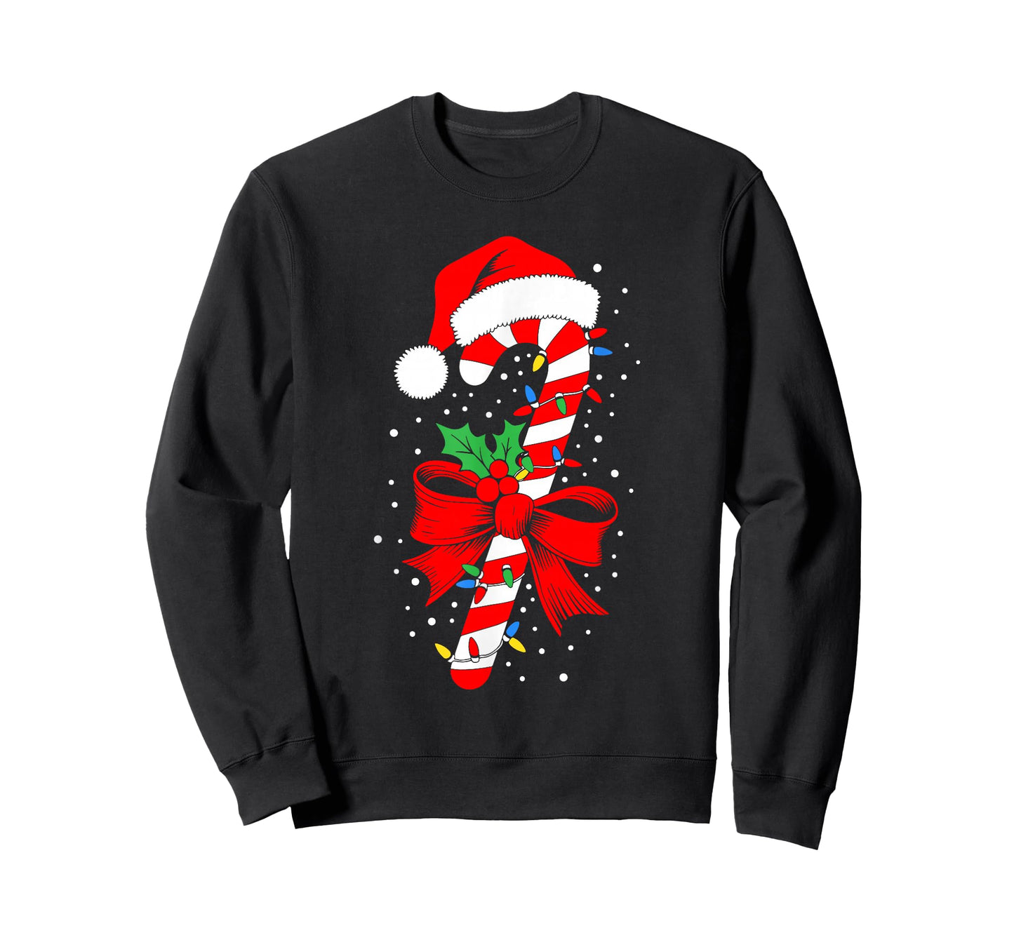 Christmas Candy Cane Shirt Boy Girl Kids Men Women Pajamas T-Shirt