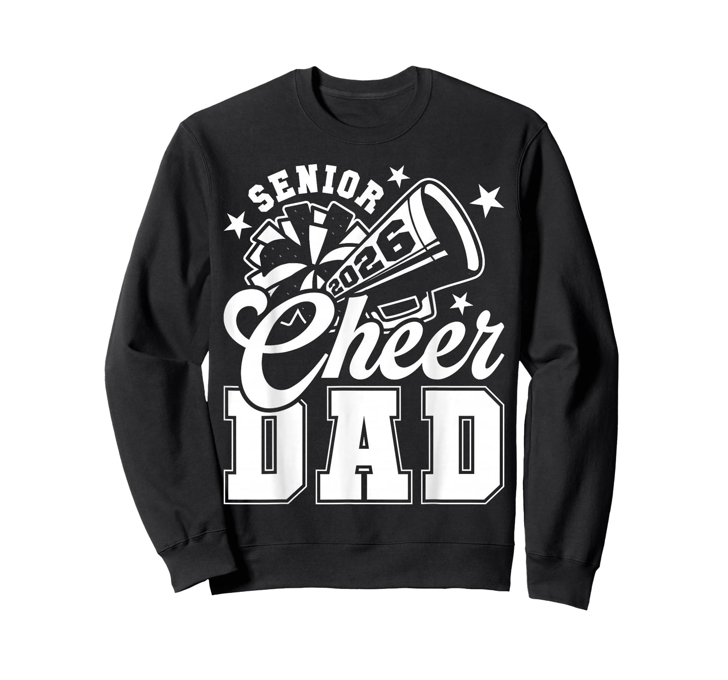 Senior Cheer Dad 2026 Proud Cheerleader Dad Class of 2026 T-Shirt