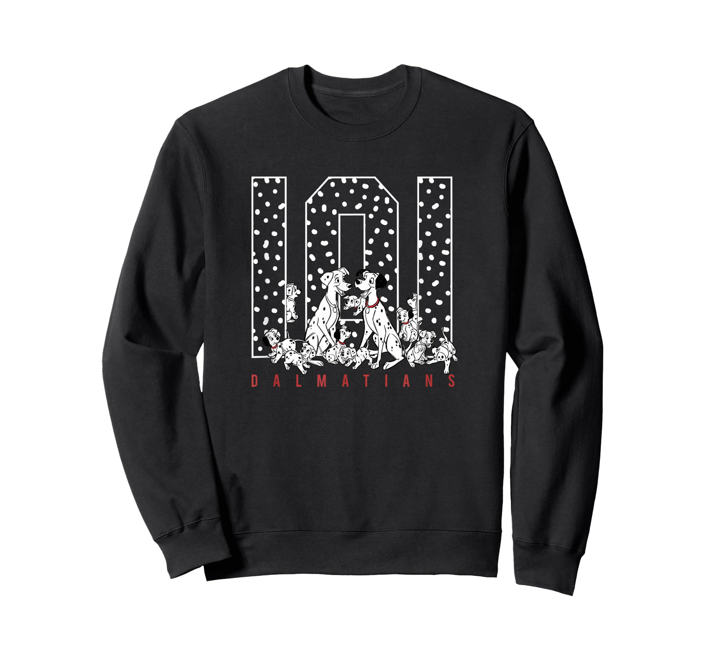Disney 101 Dalmatians Group Shot Big Spotted Numbers T-Shirt