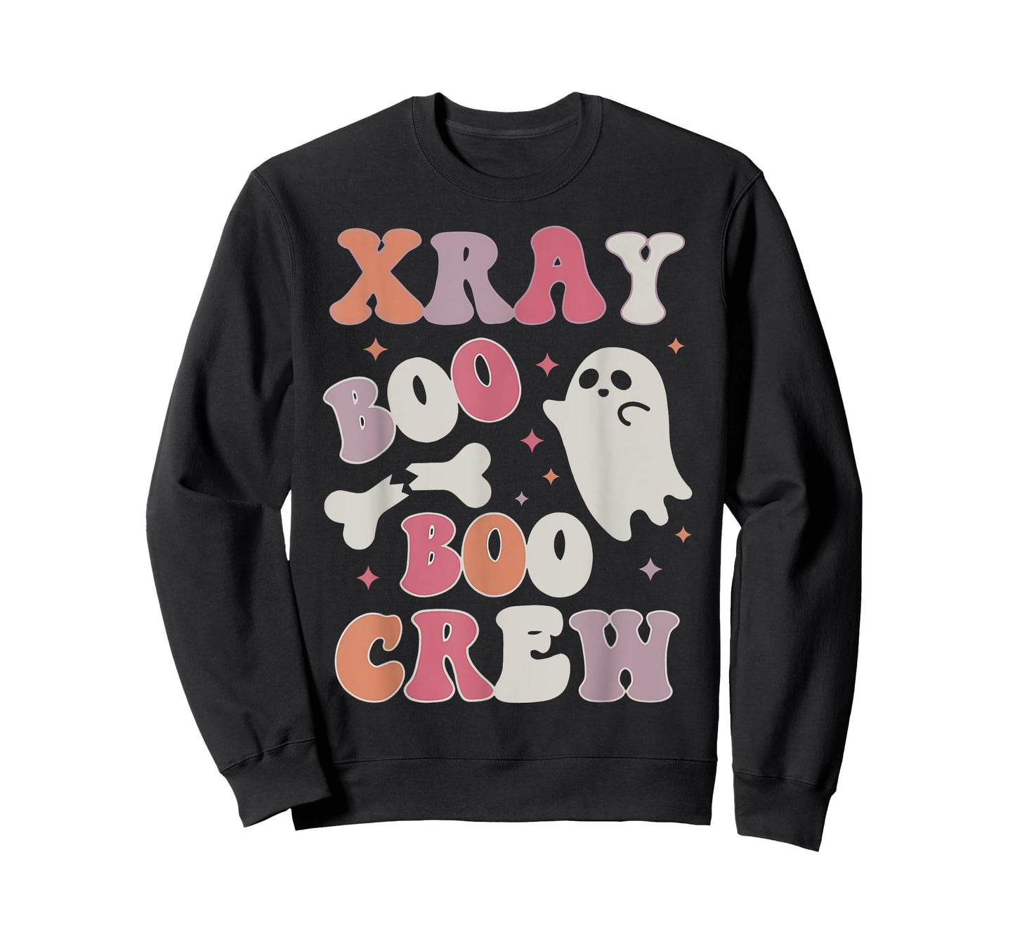 X Ray Boo Boo Crew Ghost Radiology Halloween Fall Nurse T-Shirt