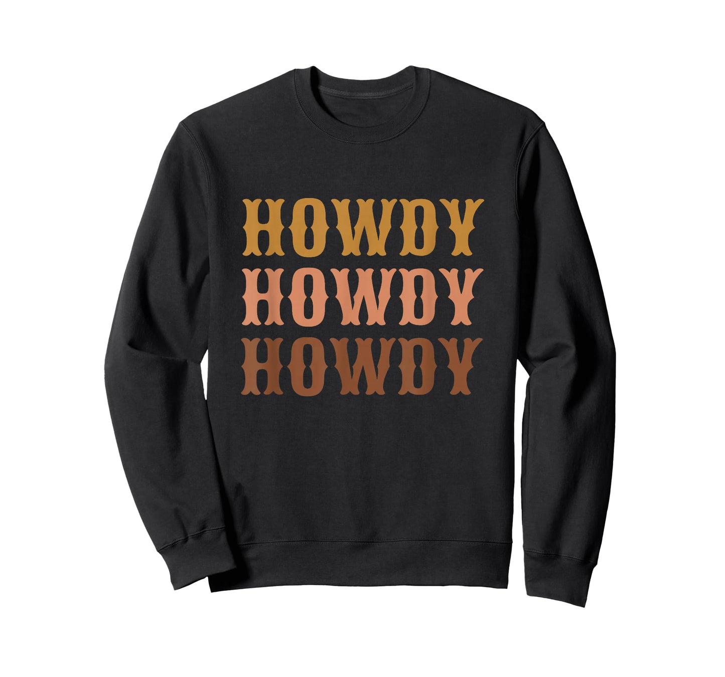 Vintage Brown Howdy Rodeo Western Country Texas Lover Gifts T-Shirt