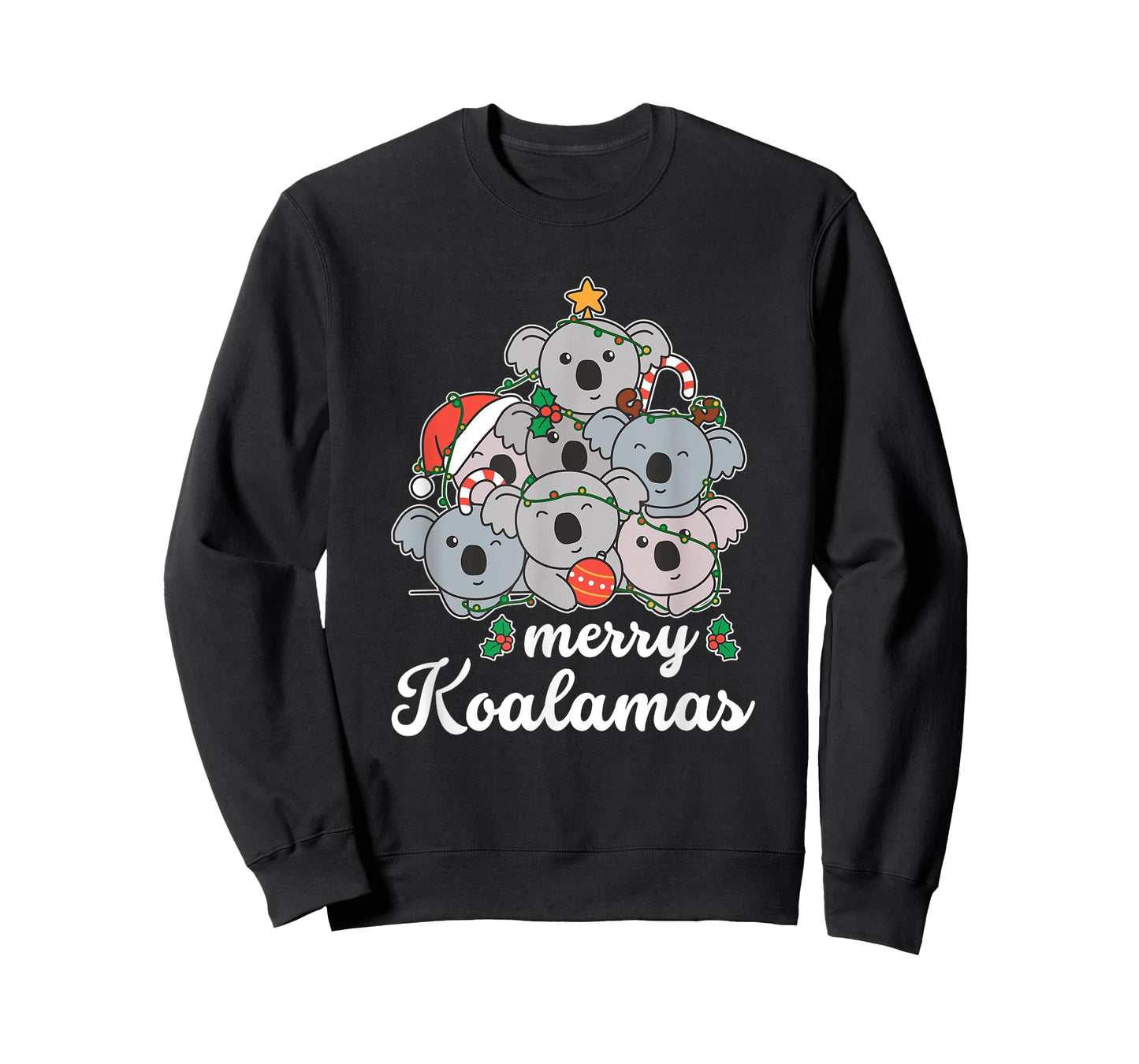 Merry Koalamas Pun Koala Christmas T-Shirt