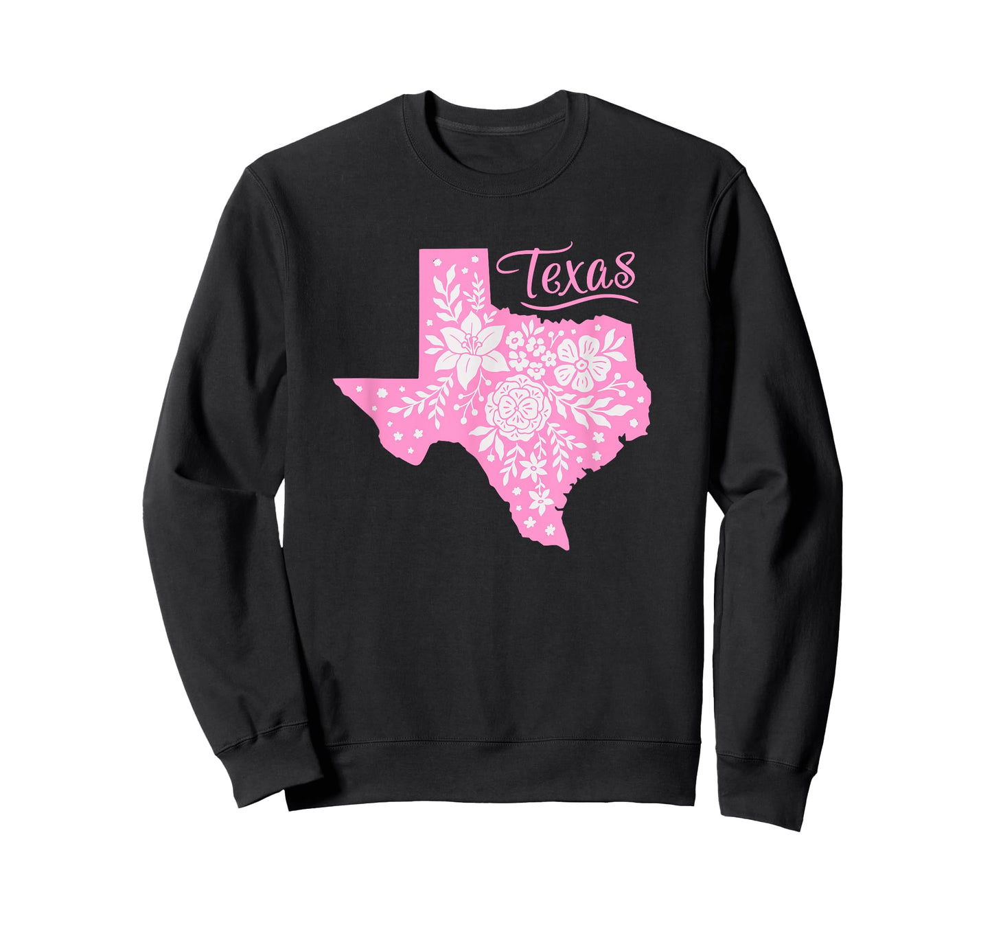 TEXAS Flower Floral Home State Texan Design T-Shirt