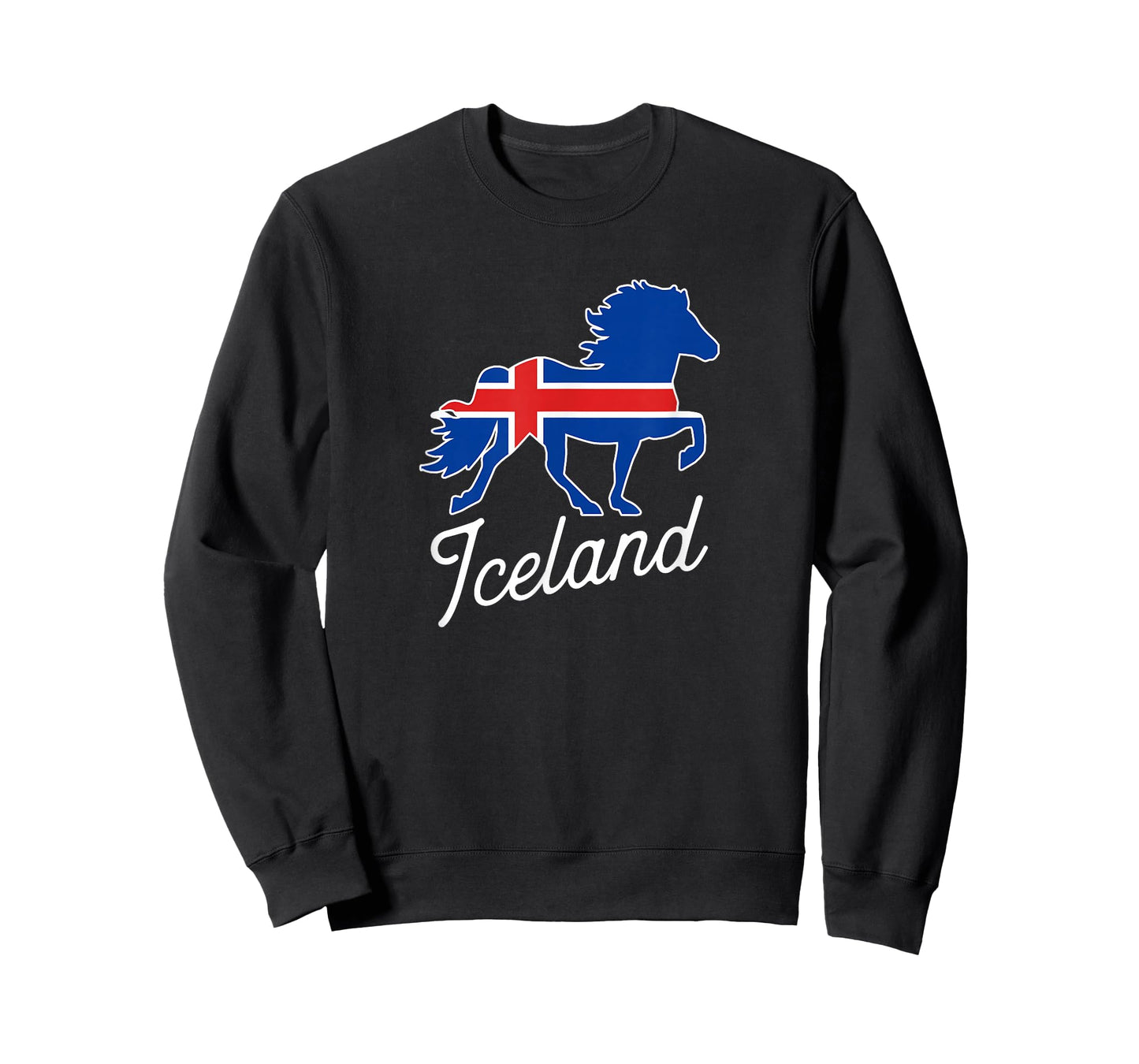Flag of Iceland Shirt with Horse T-Shirt