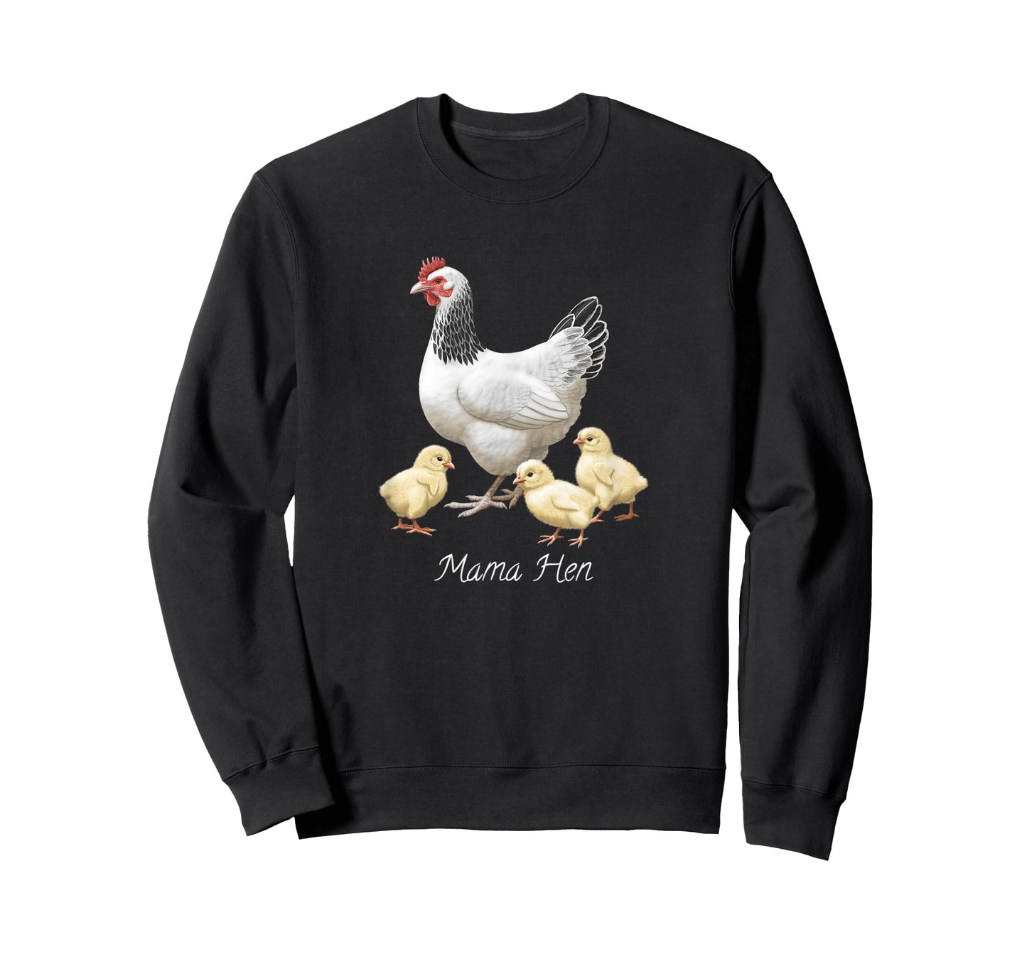 Mama Hen Sussex Chicken and 3 Baby Chicks T-Shirt