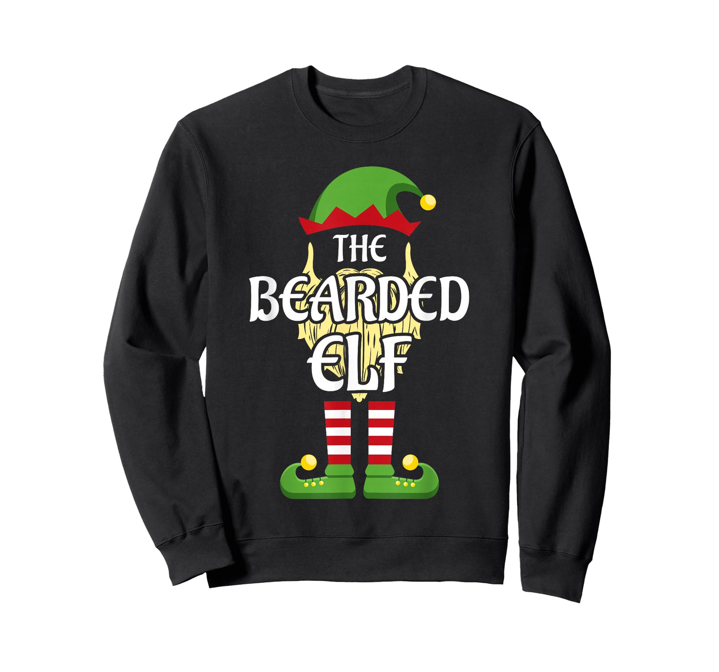 Bearded Elf Family Matching Group Christmas T-Shirt