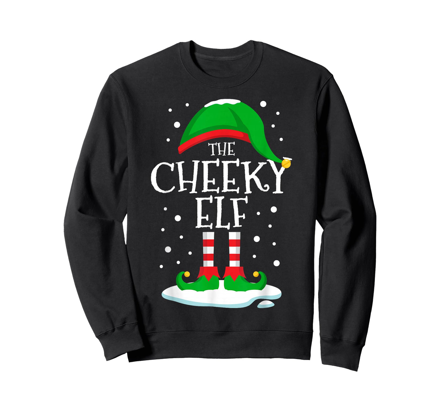 The Cheeky Elf Christmas Family Matching Xmas Group Funny T-Shirt