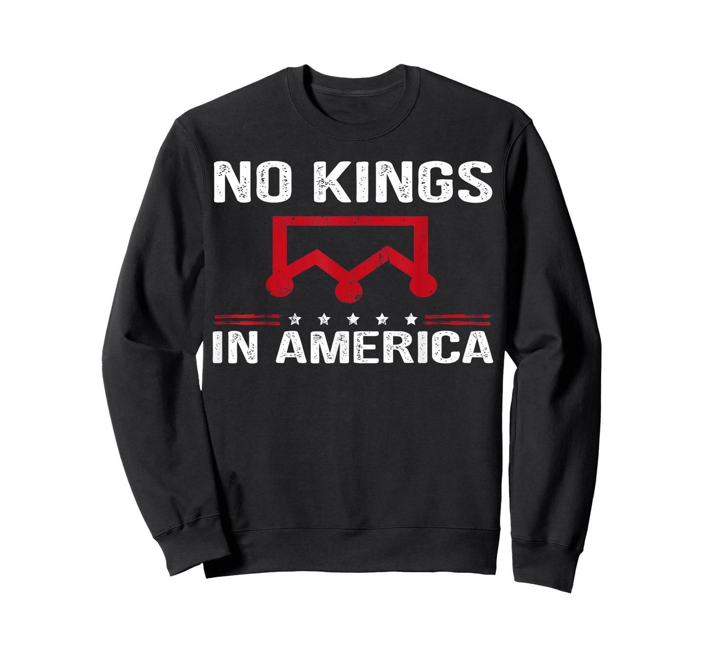 No Kings in America Flag Protest Save Democracy sign protest T-Shirt