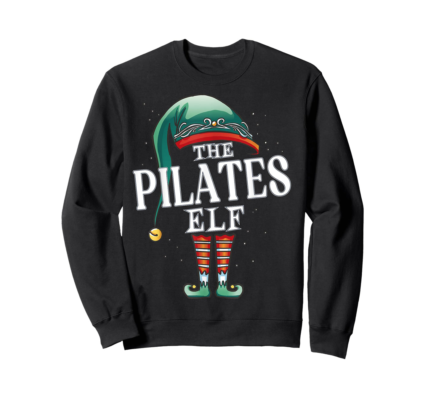 Pilates Elf Christmas Group Xmas Pajama Party T-Shirt