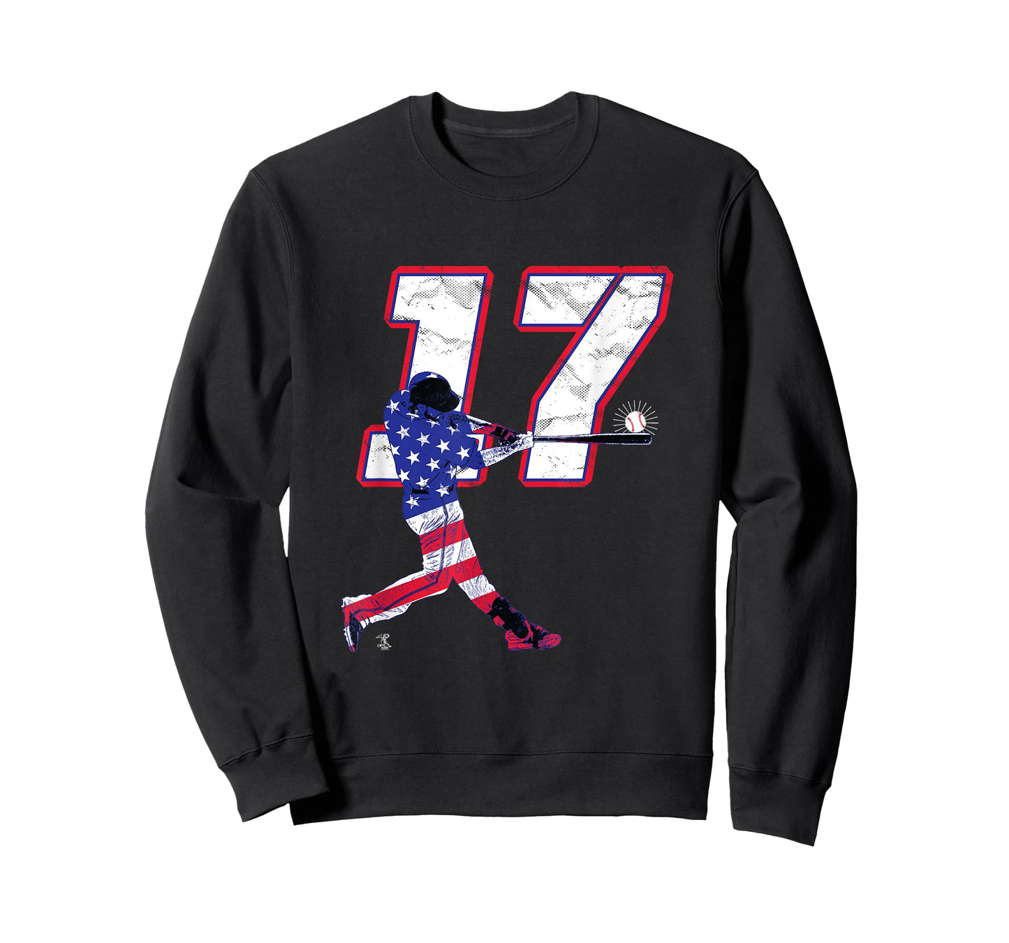Rhys Hoskins Flag Silhouette Gameday T-Shirt