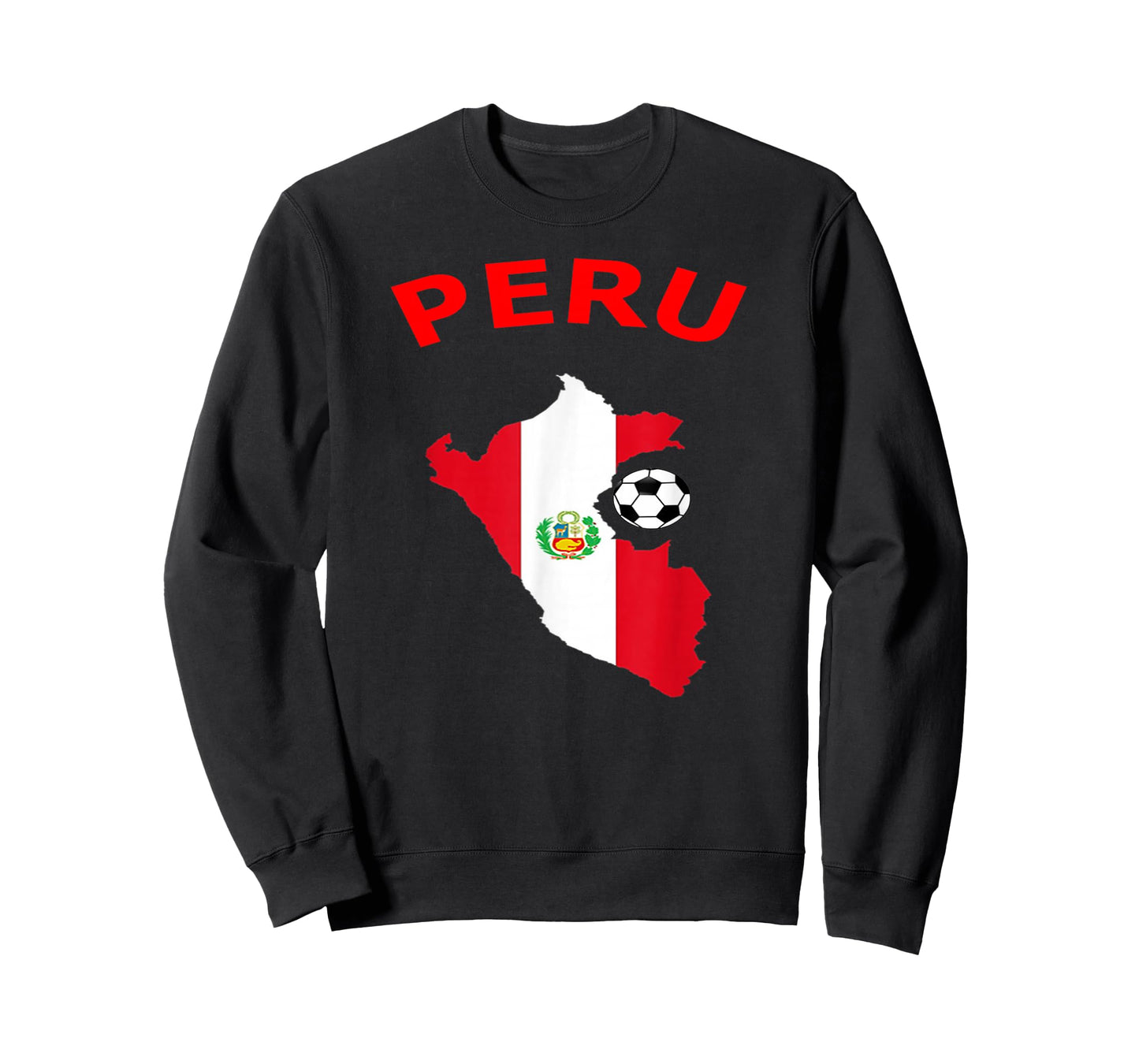 Peru Jersey Flag-Soccer Ball-Football T Shirt T-Shirt