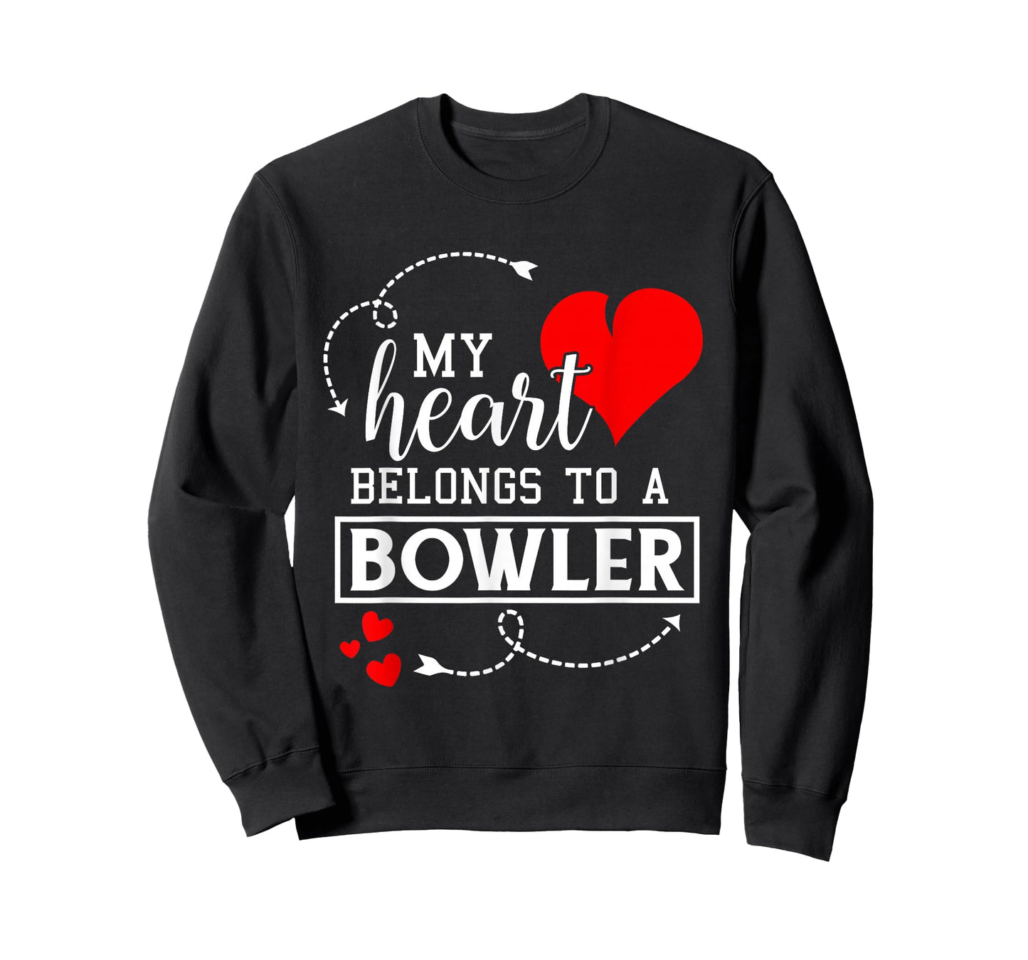I Love My Bowler Husband Wife Gifts Valentines Day Shirt T-Shirt