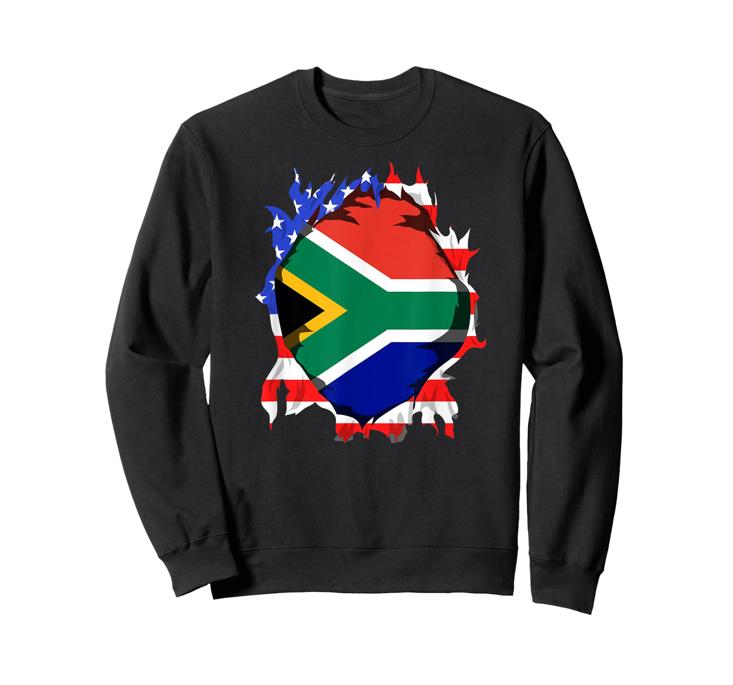 South Africa American Flag USA South African Roots Gifts T-Shirt for Women Kids Men
