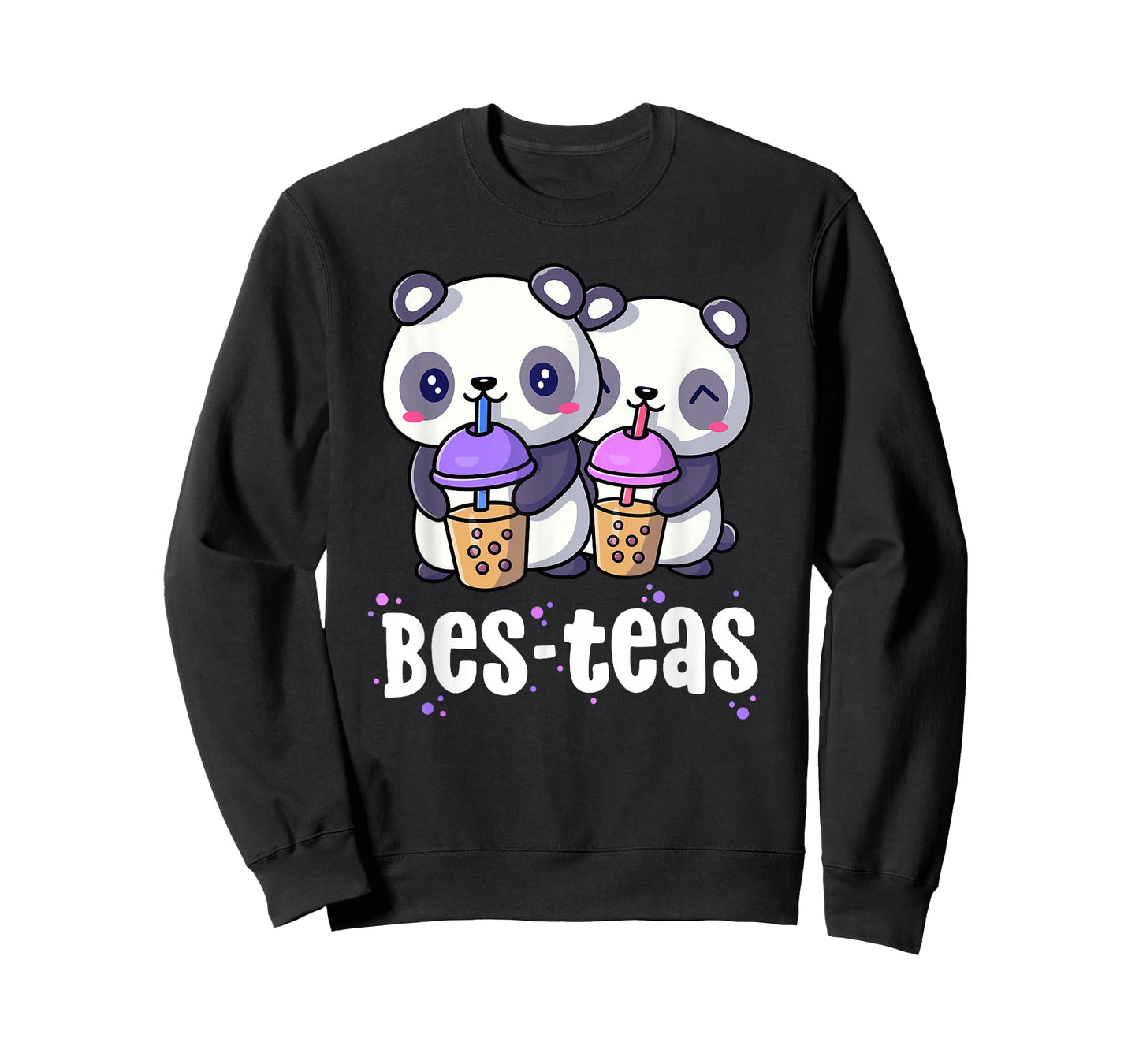 Boba Shirt Women Girls Bes Teas Kawaii Panda Bubble Tea T-Shirt
