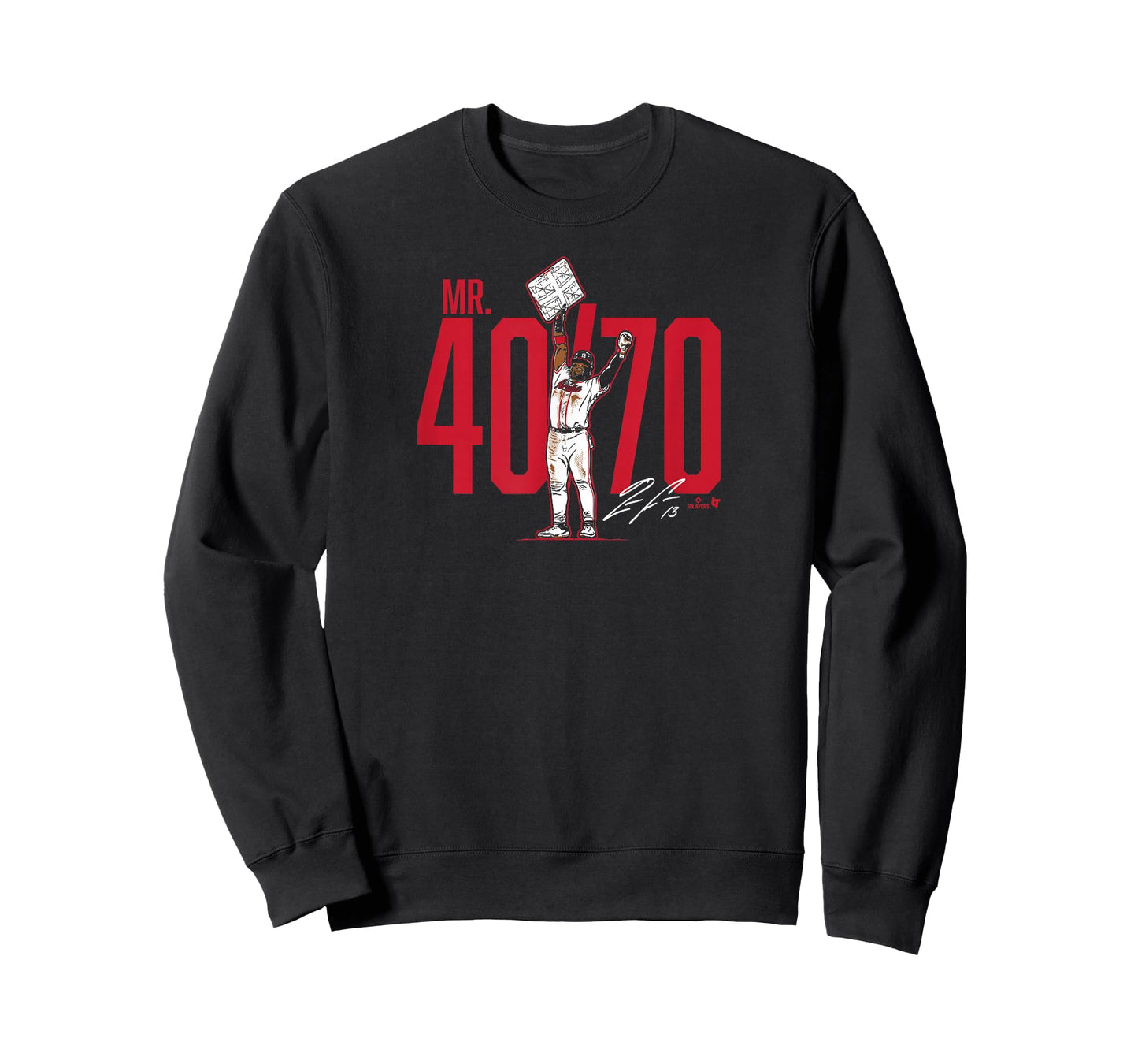 Ronald Acuña Jr. - Mr. 40/70 - Atlanta Baseball T-Shirt