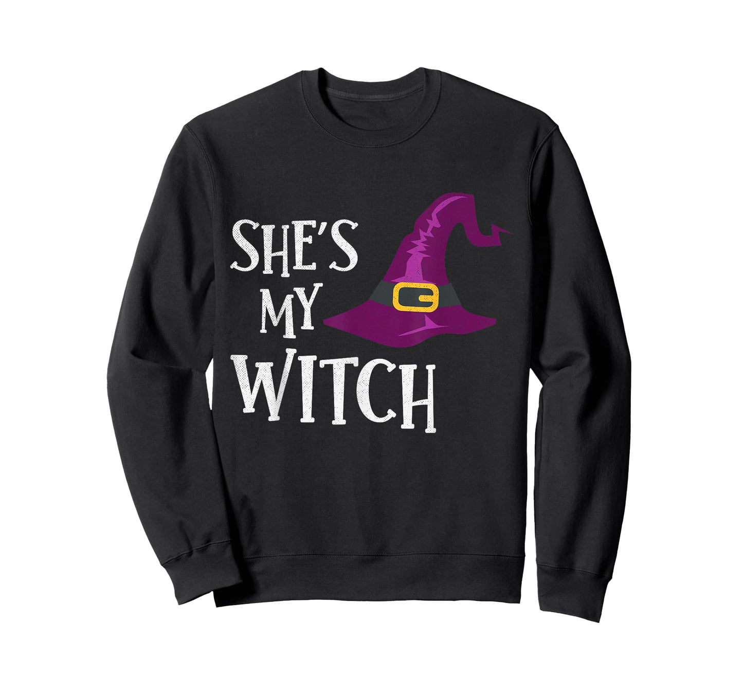 She's My Witch Funny Halloween Costume T-Shirt