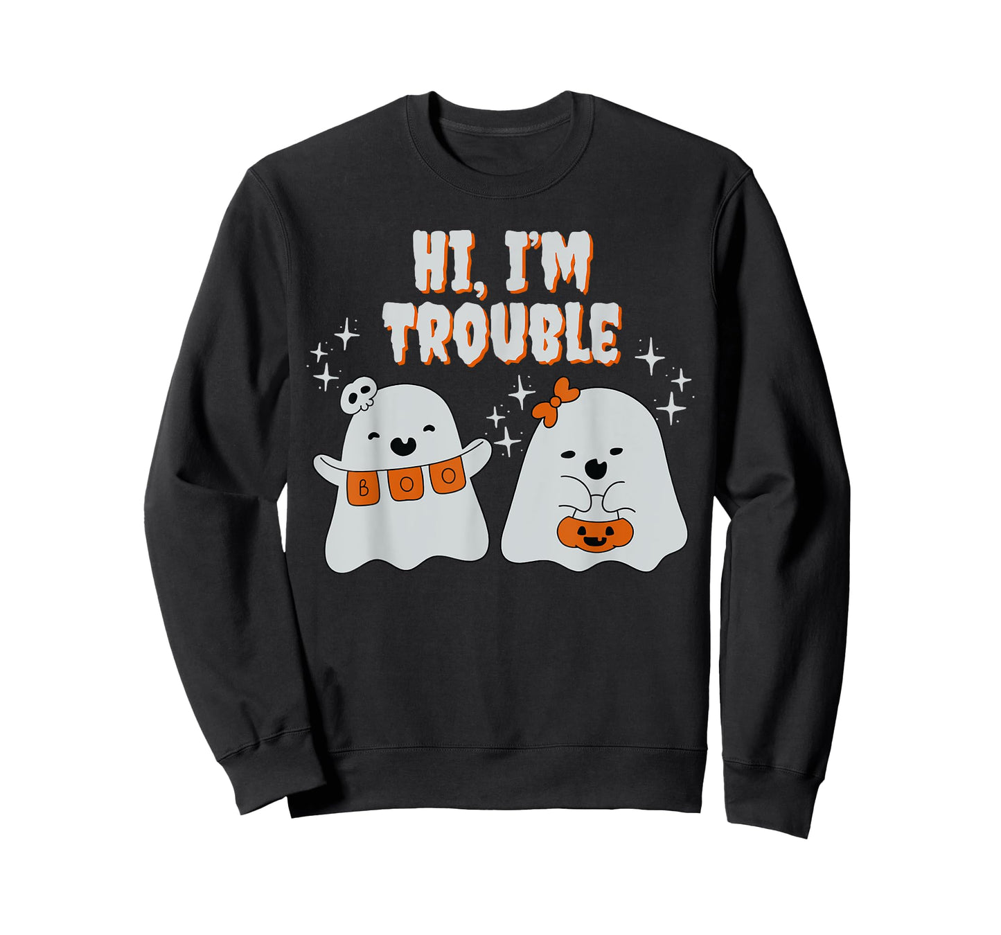 Hi, I'm Trouble Matching Couple Halloween Costume T-Shirt