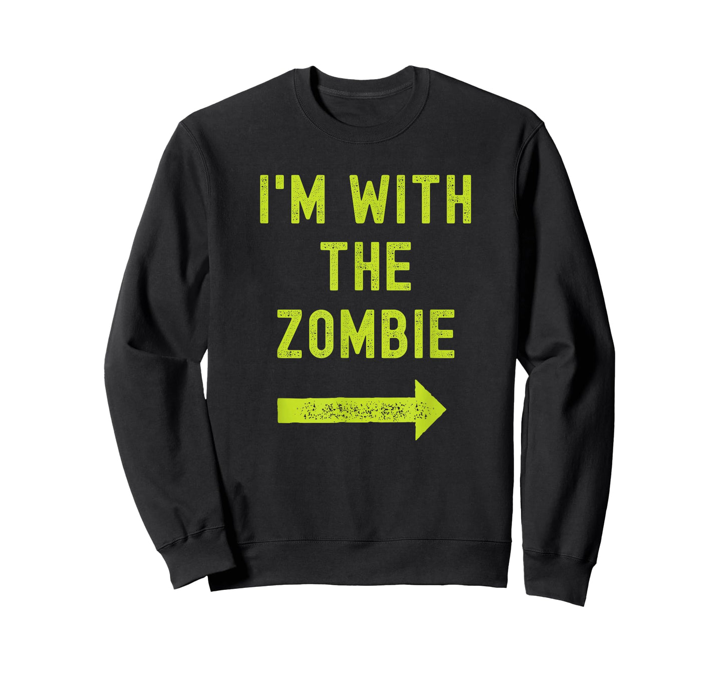 Funny I'm with the Zombie Easy Couples Halloween Costume T-Shirt