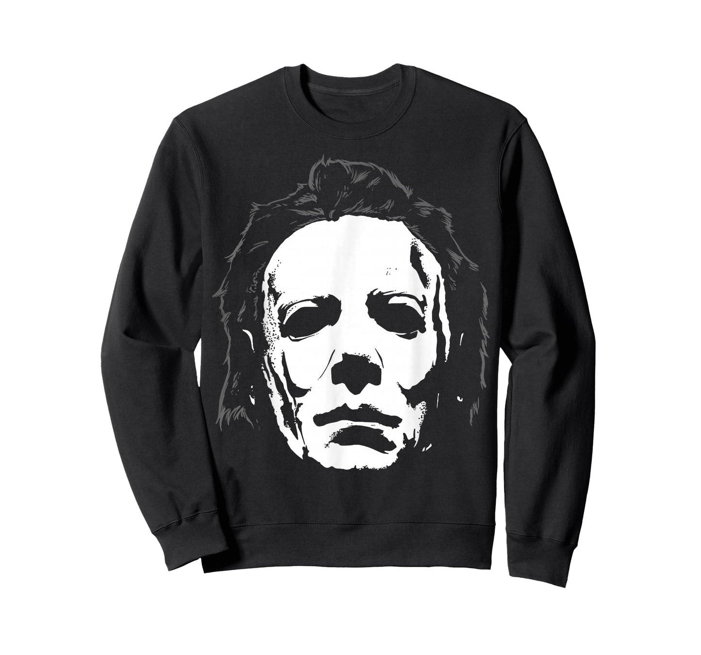 Halloween Michael Myers Mask Big Face T-Shirt