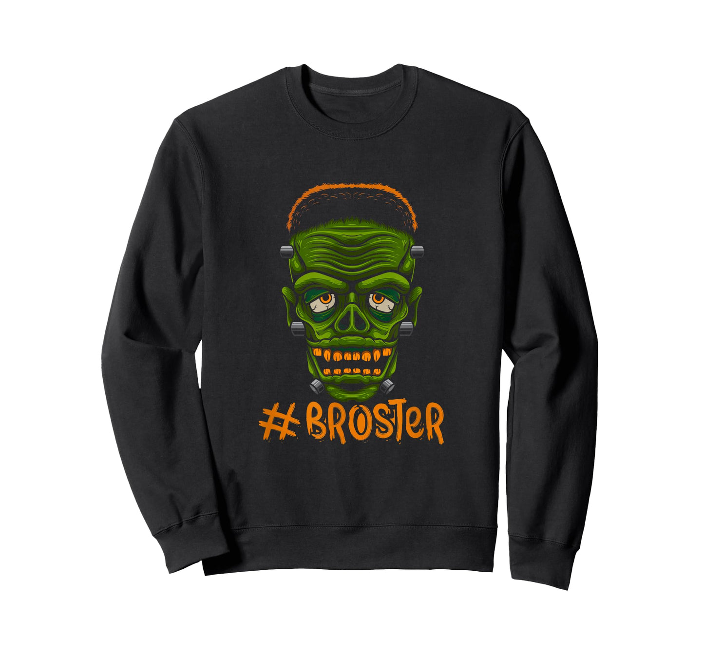 Monster Skull Broster Brother Halloween Costume Zombie T-Shirt