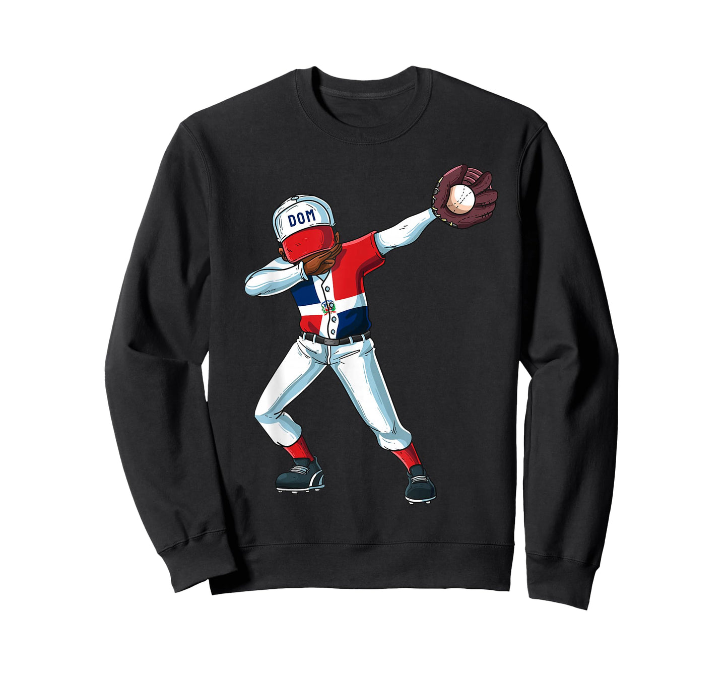 Baseball Dabbing Dominican Republic Player Catcher Pitcher T-Shirt