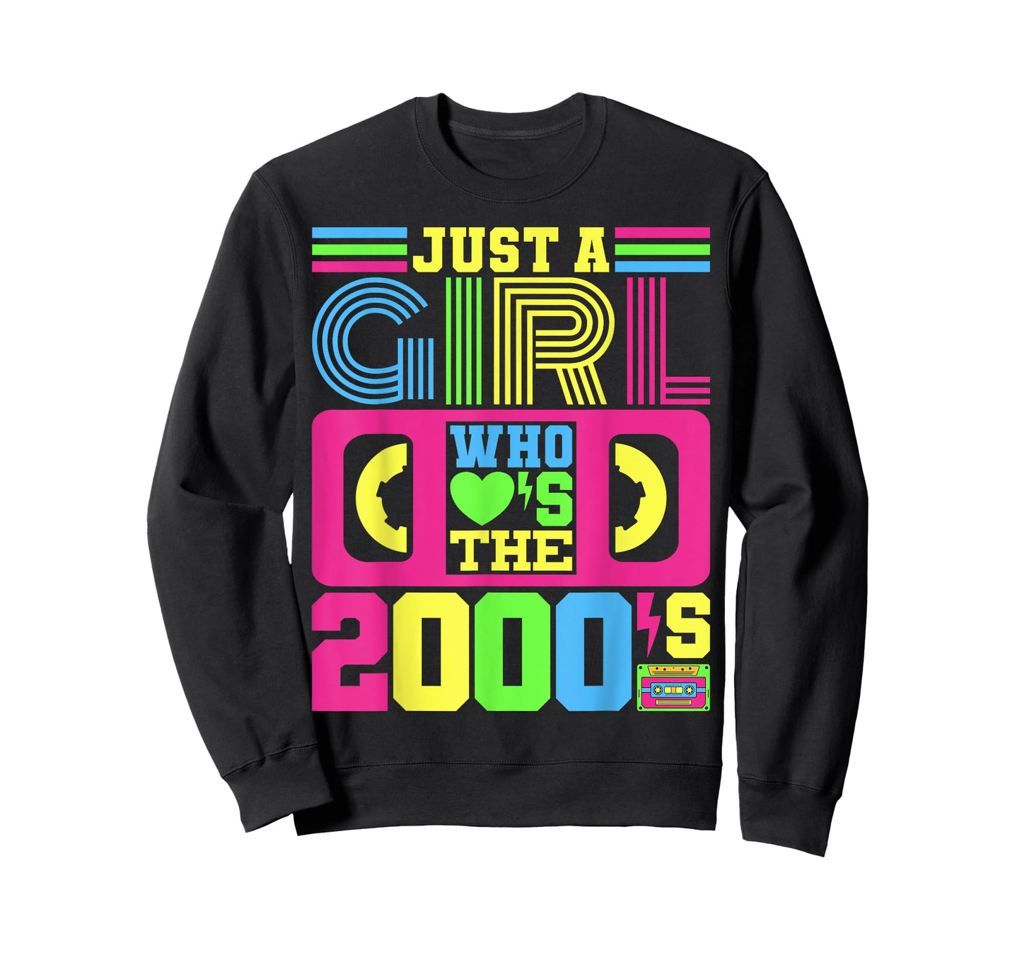 Just A Girl Who Loves The 2000's Party Outfit 2000's Costume T-Shirt