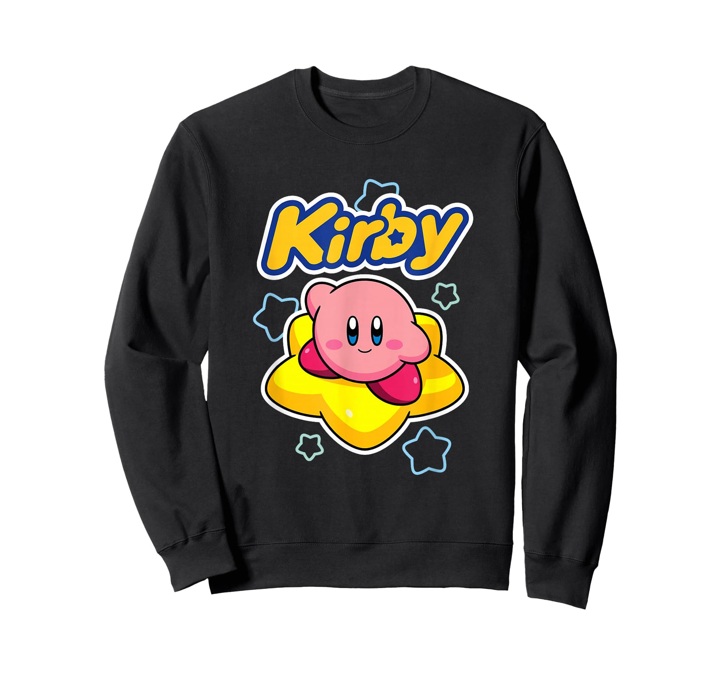 Kirby Nintendo Big Star Surfing Portrait T-Shirt