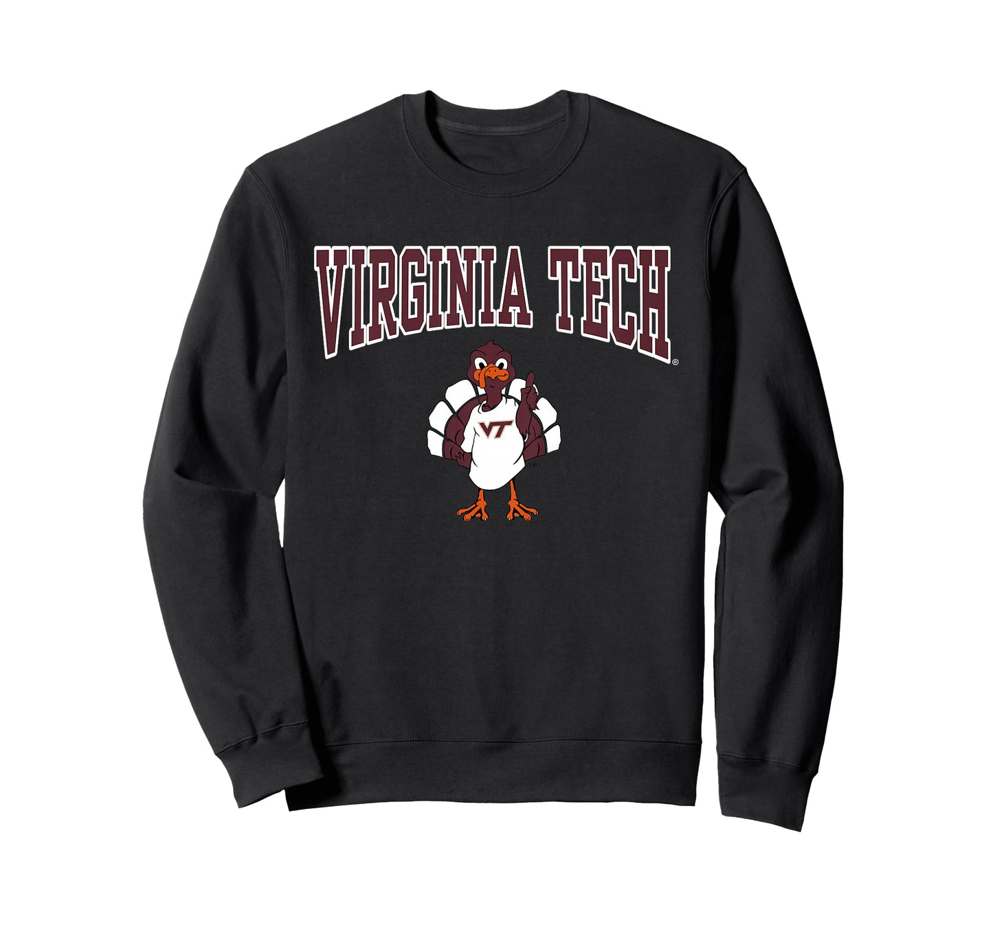 Kids Virginia Tech Hokies Kid's Mascot Gray Officially Licensed T-Shirt