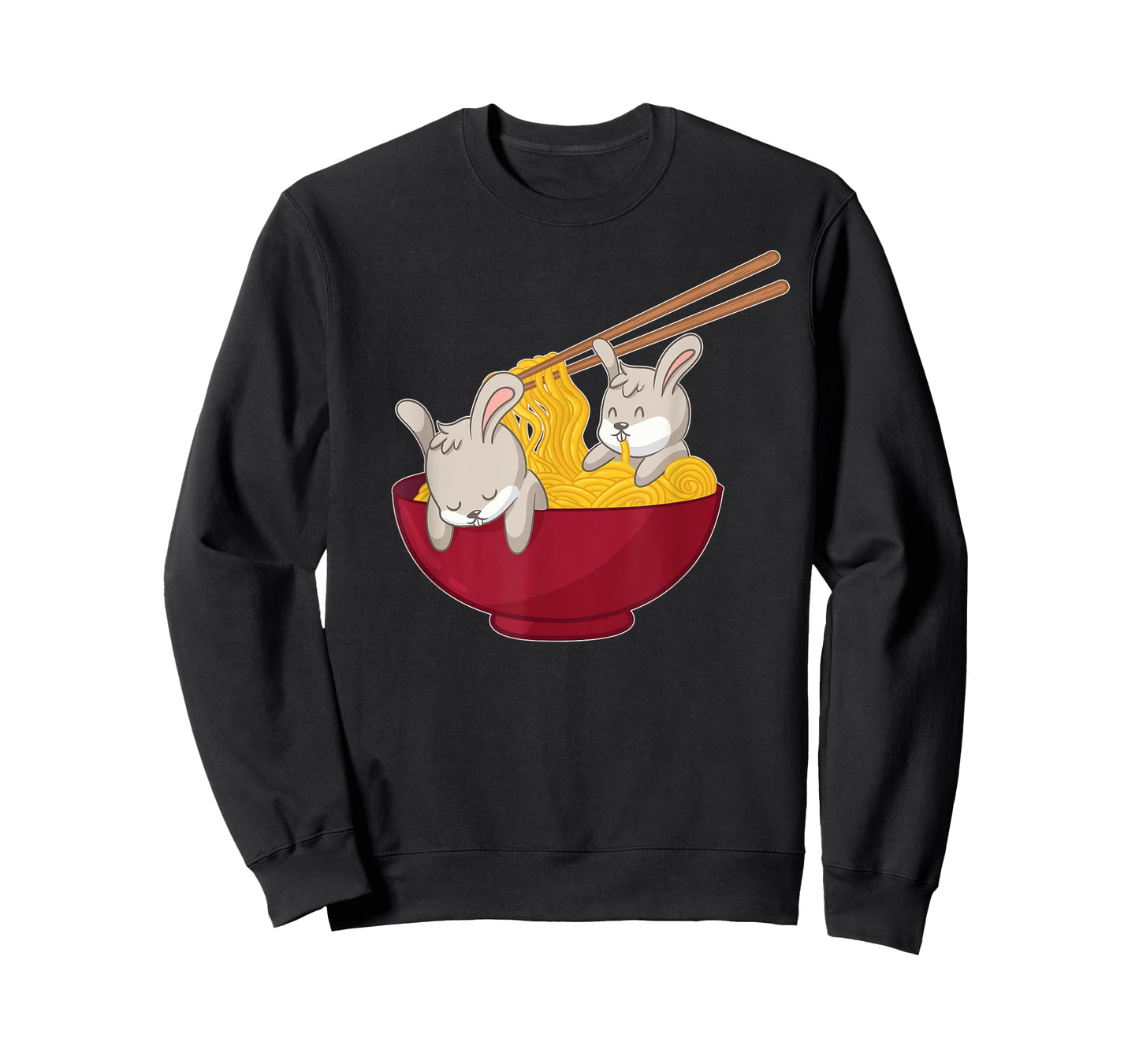 Kawaii Anime Japanese Ramen Noodles Bunny Rabbit Gift T-Shirt