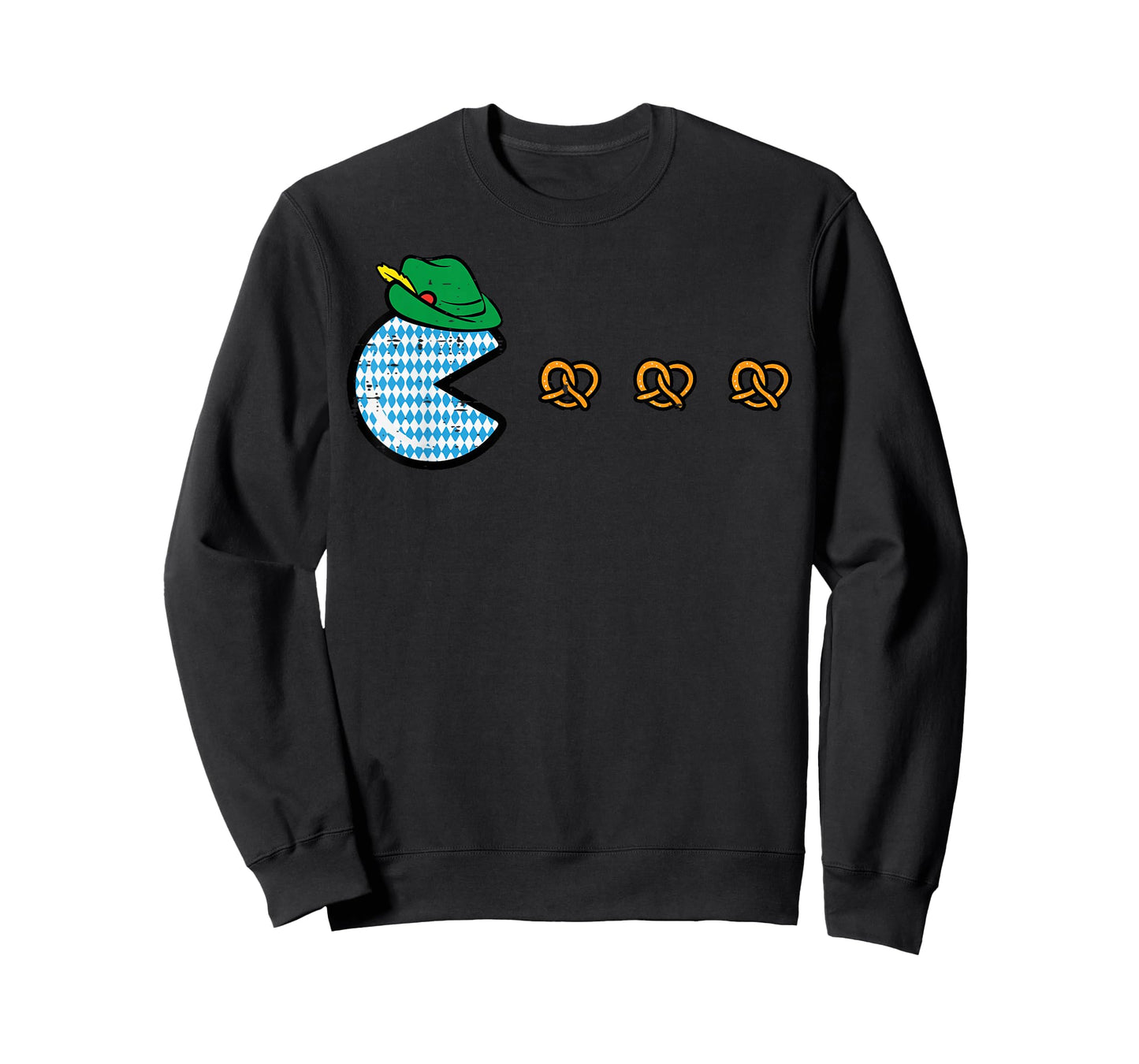 Oktoberfest Video Game Eating Pretzels Gamer Boys Kids Men T-Shirt