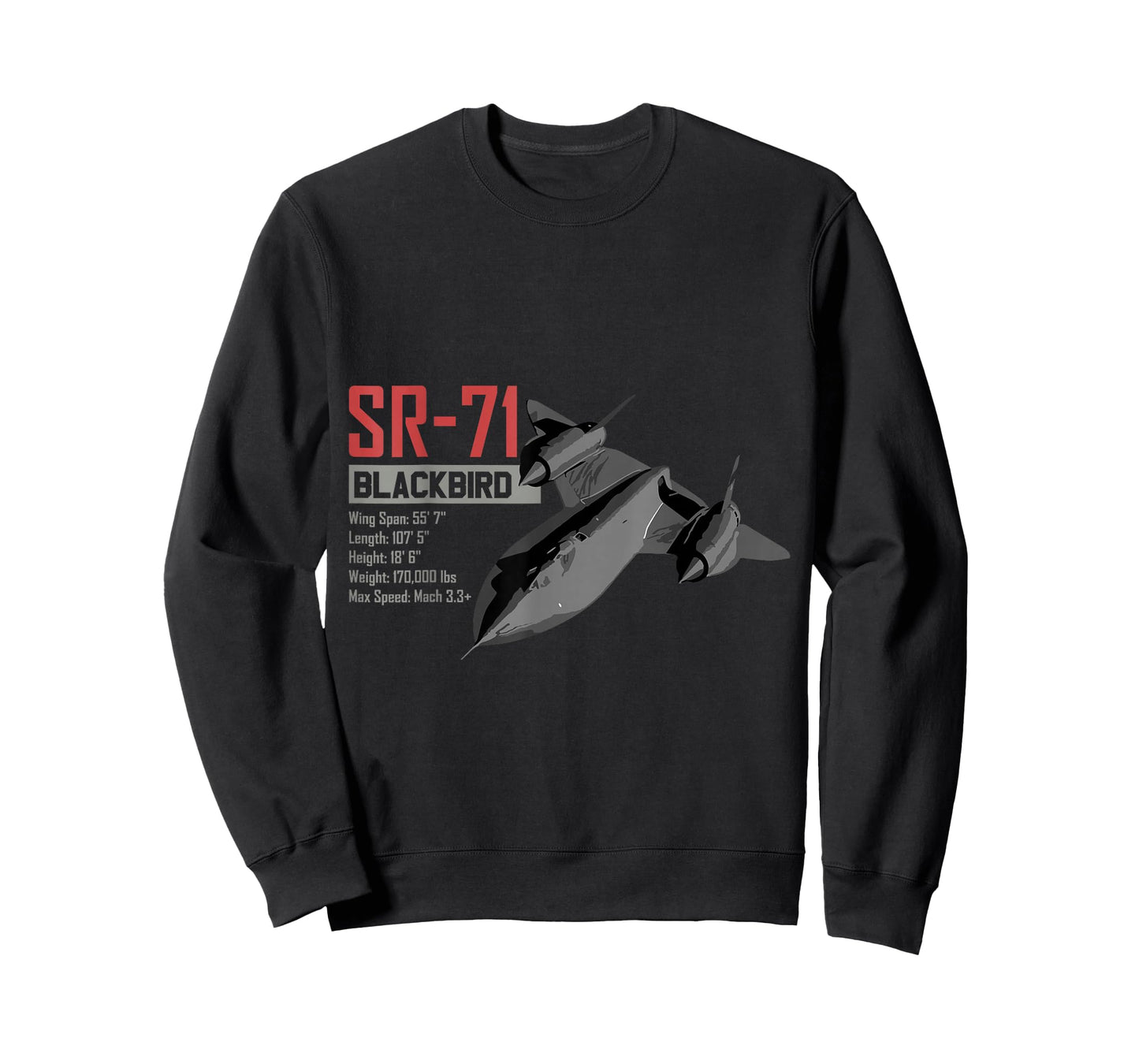 American Reconnaissance Aircraft SR71 Blackbird T-Shirt
