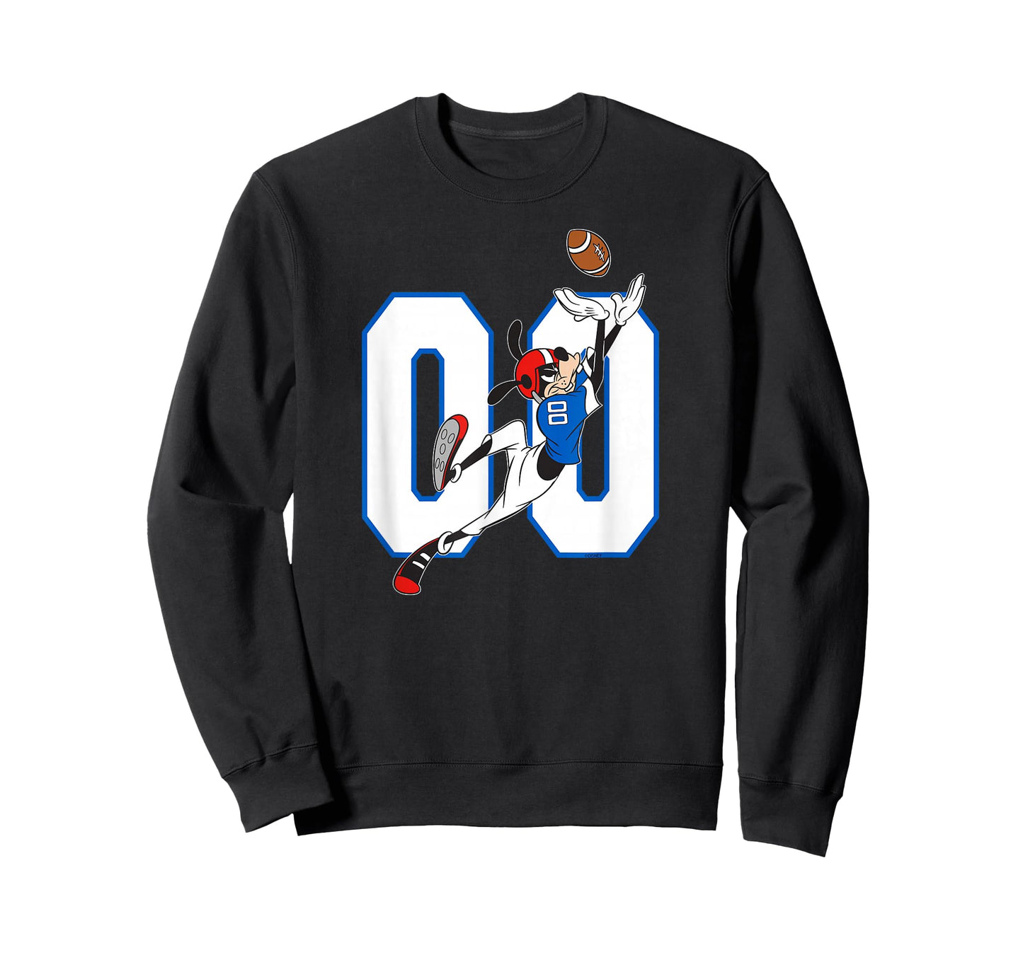 Disney Goofy #00 Football Catch Sports T-Shirt
