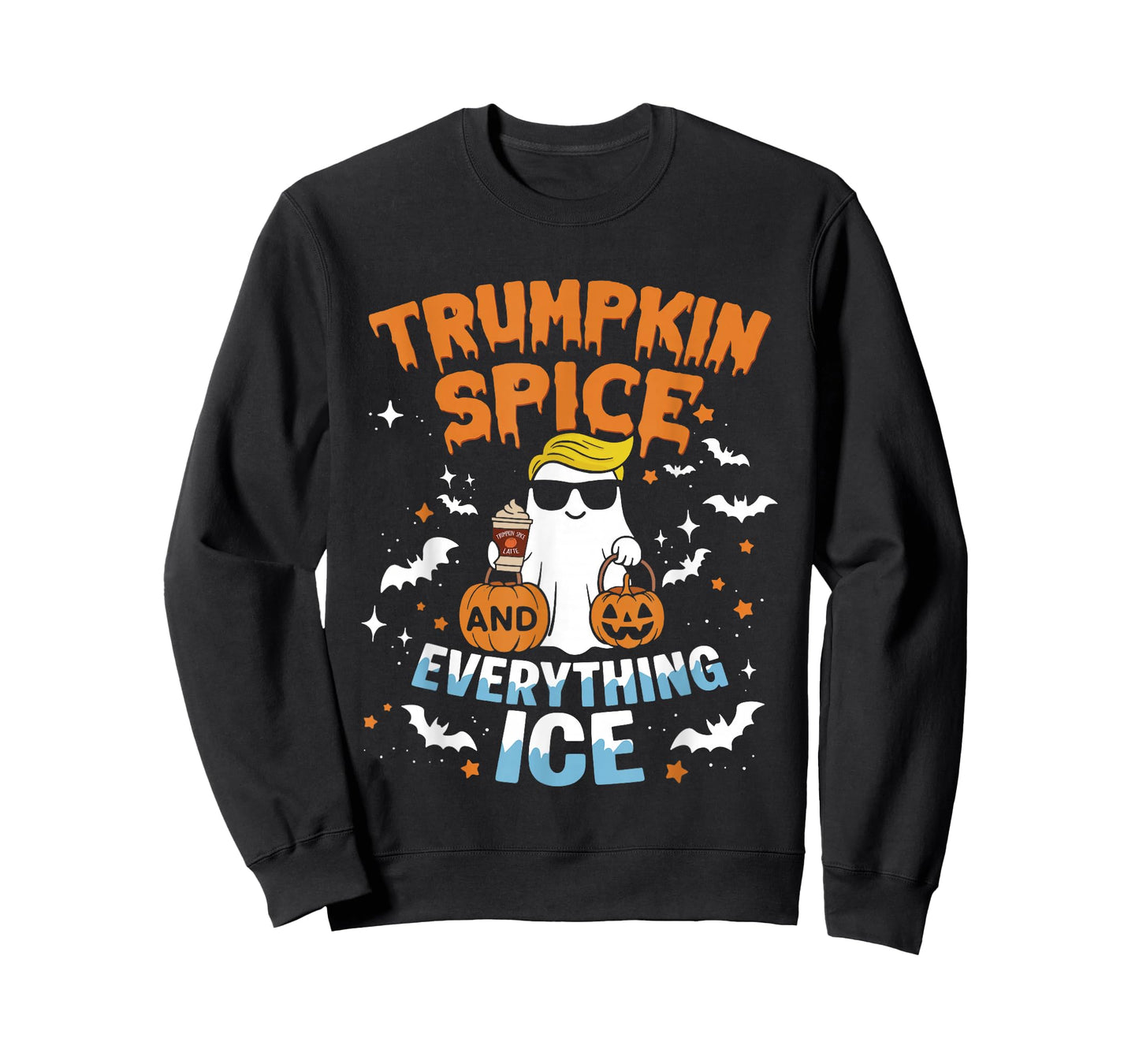 Trumpkin Spice and Everything Ice Fall Autumn Halloween T-Shirt