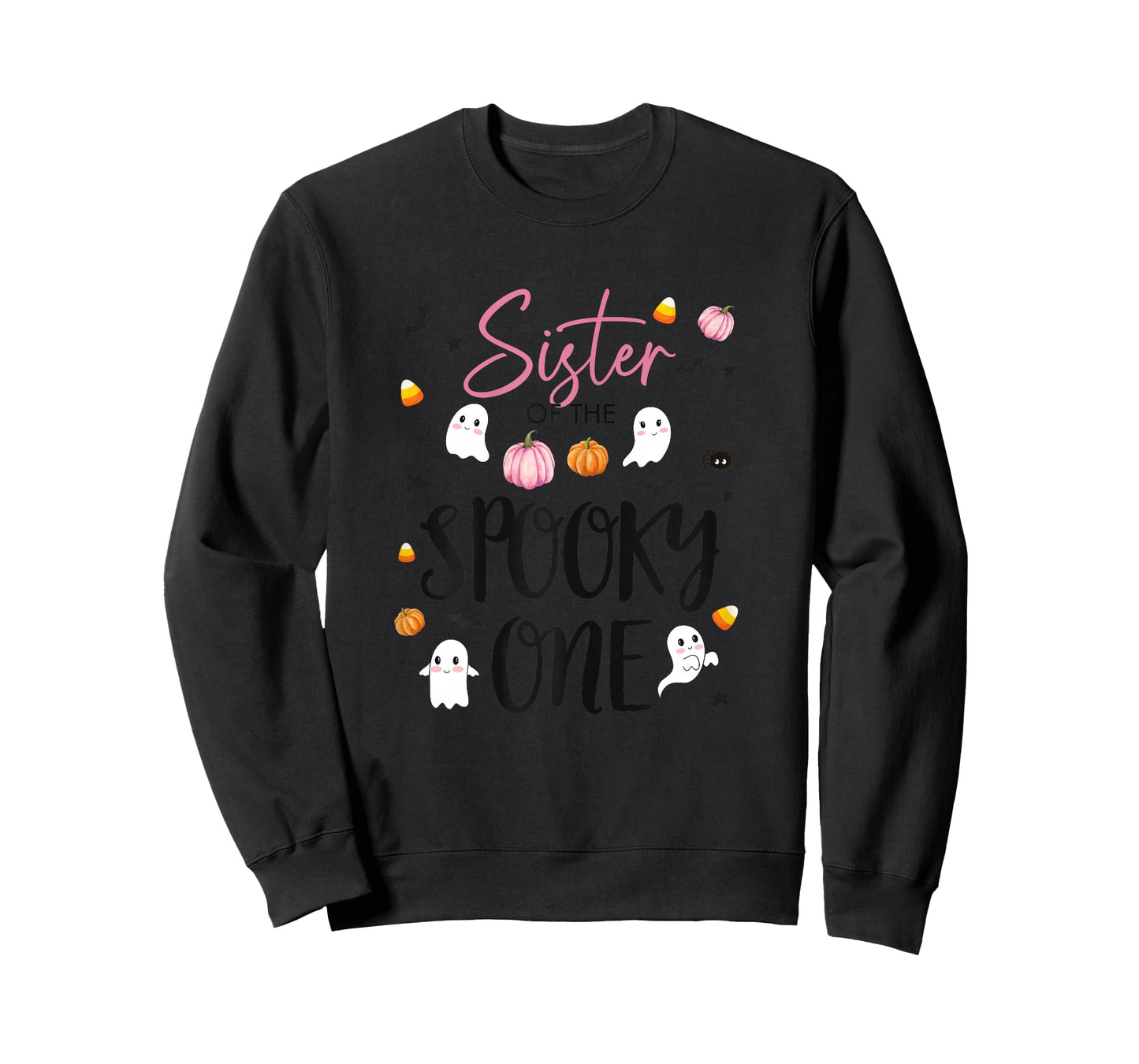 Sister of Spooky One Girl 1st Birthday Pink Halloween Cute T-Shirt