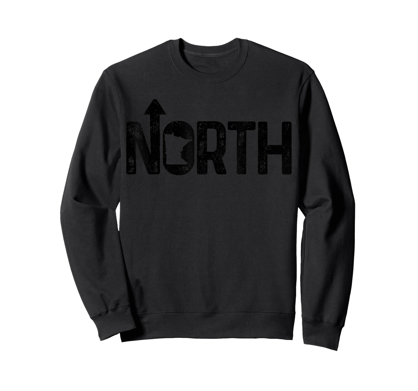 Minnesota Up North State Map Pride Gift T-Shirt